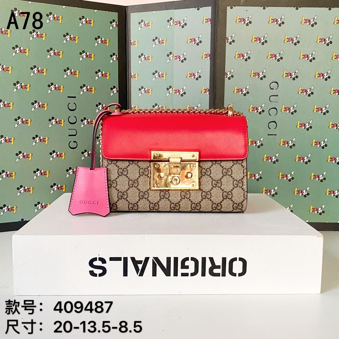[TOP] GUCCI Padlock Small Shoulder Bag - PINK