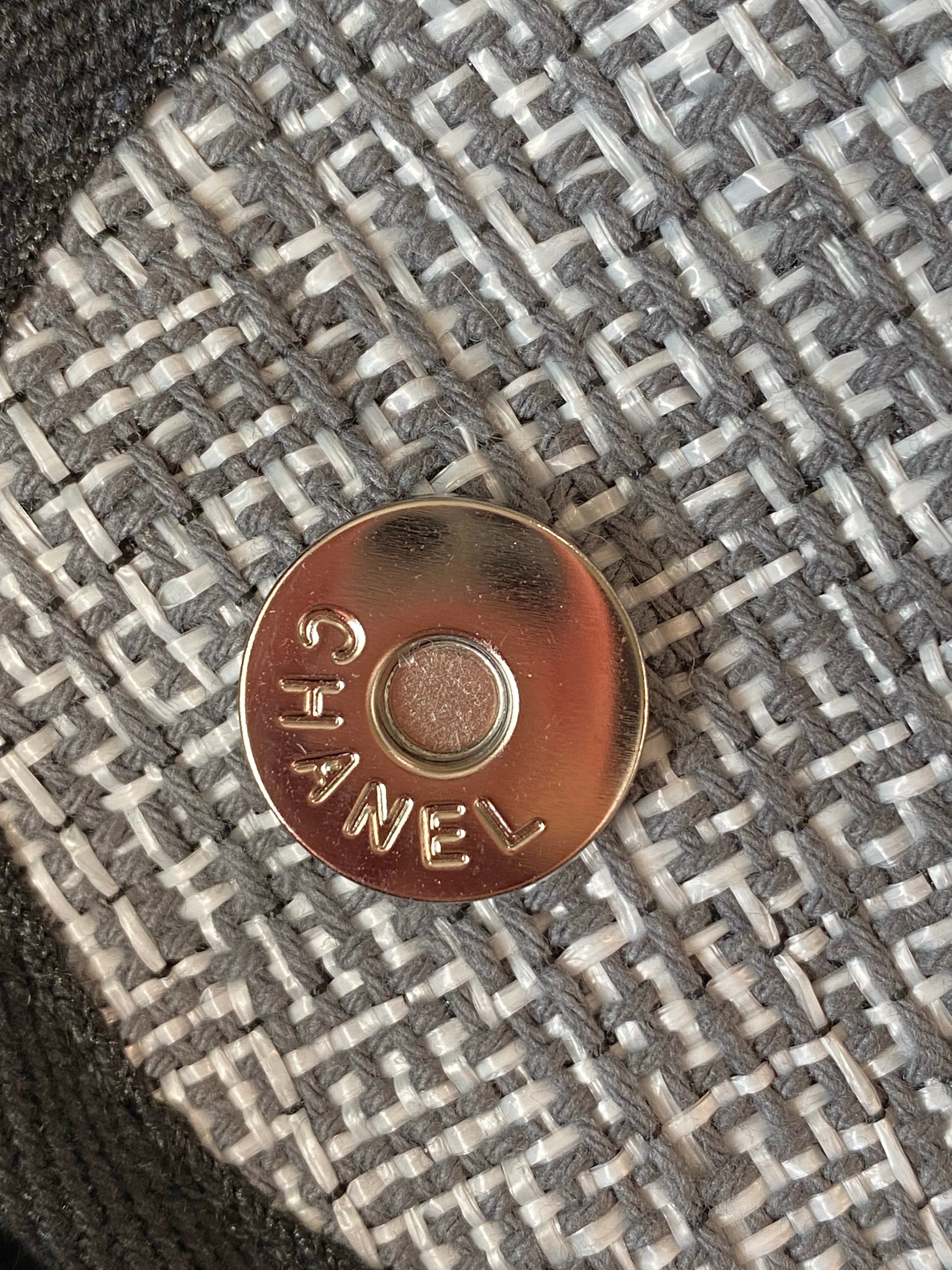 [TOP] CHANEL Deauville Top Handle Tote small 35cm - Charcoal