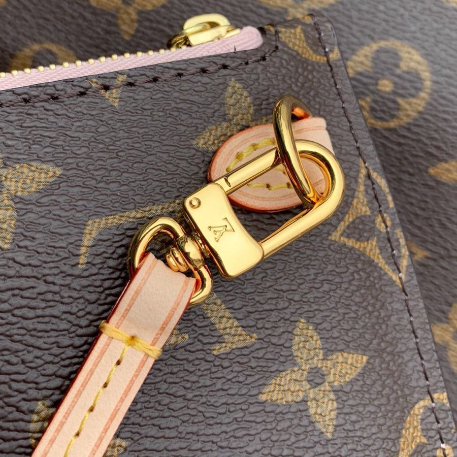 [TOP] Louis Vuitton LV L*V Neverfull Monogram MM - Pink