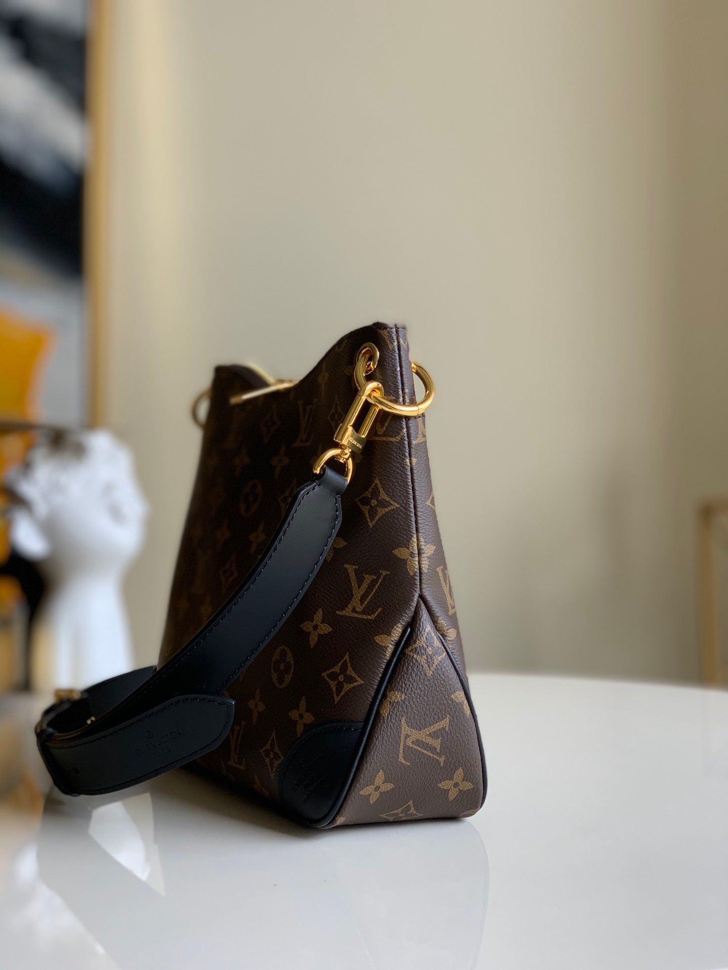[TOP] Louis Vuitton LV Odeon PM Monogram Bag 31.0 x 27.0 x 11.0cm- Black