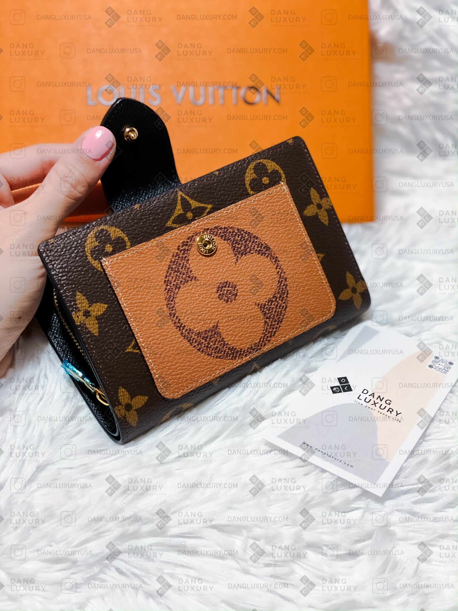 [TOP] Louis Vuitton LV LV Juliette Folding Wallet