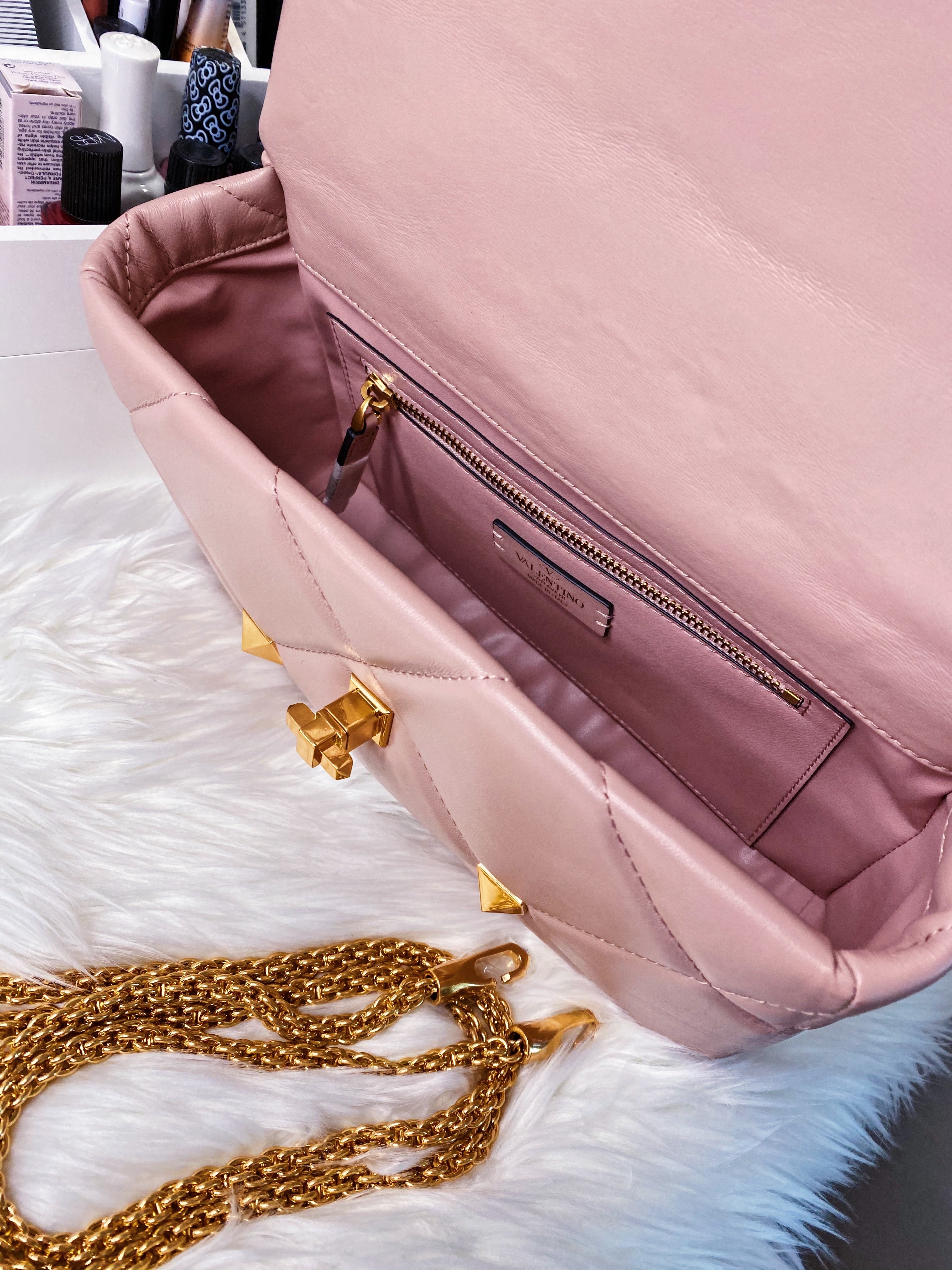 [TOP] VALENTINO  Roman Stud Nappa Chain Bag