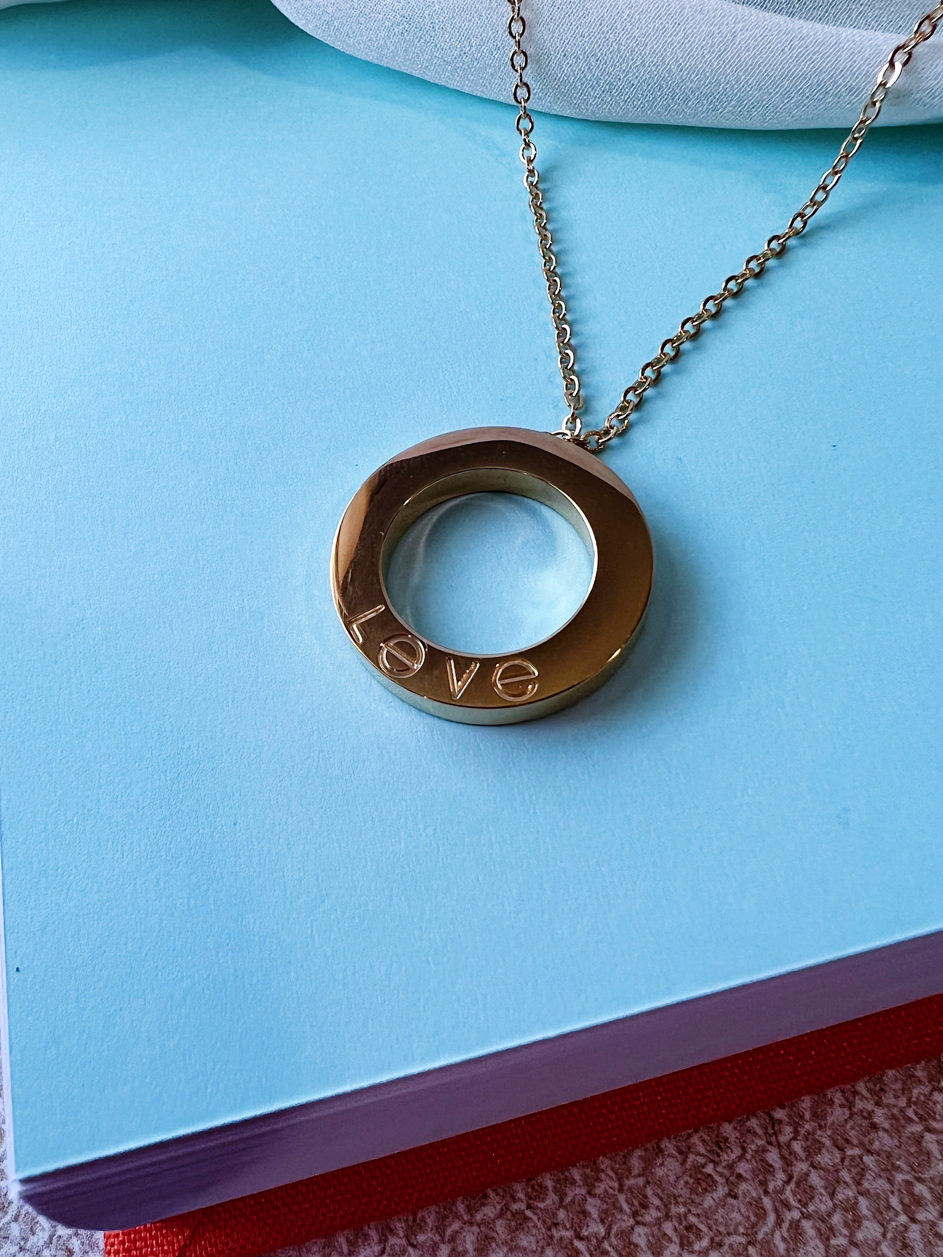 [TOP] Cartier Round Necklace w Stones