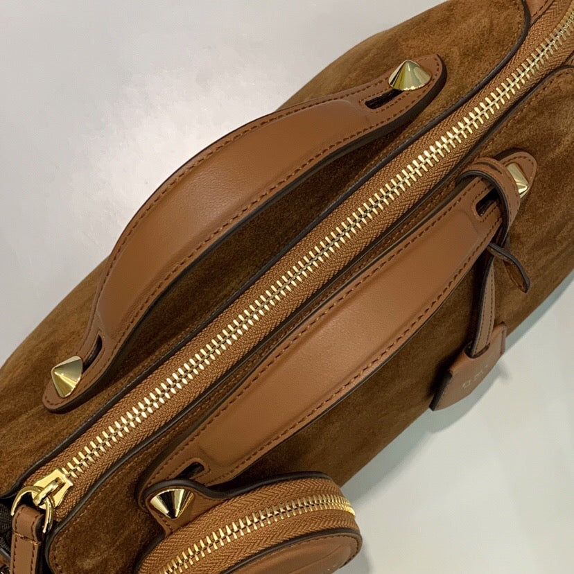 [TOP] FENDI FENDI By The Way Medium Suede Bag - Brown