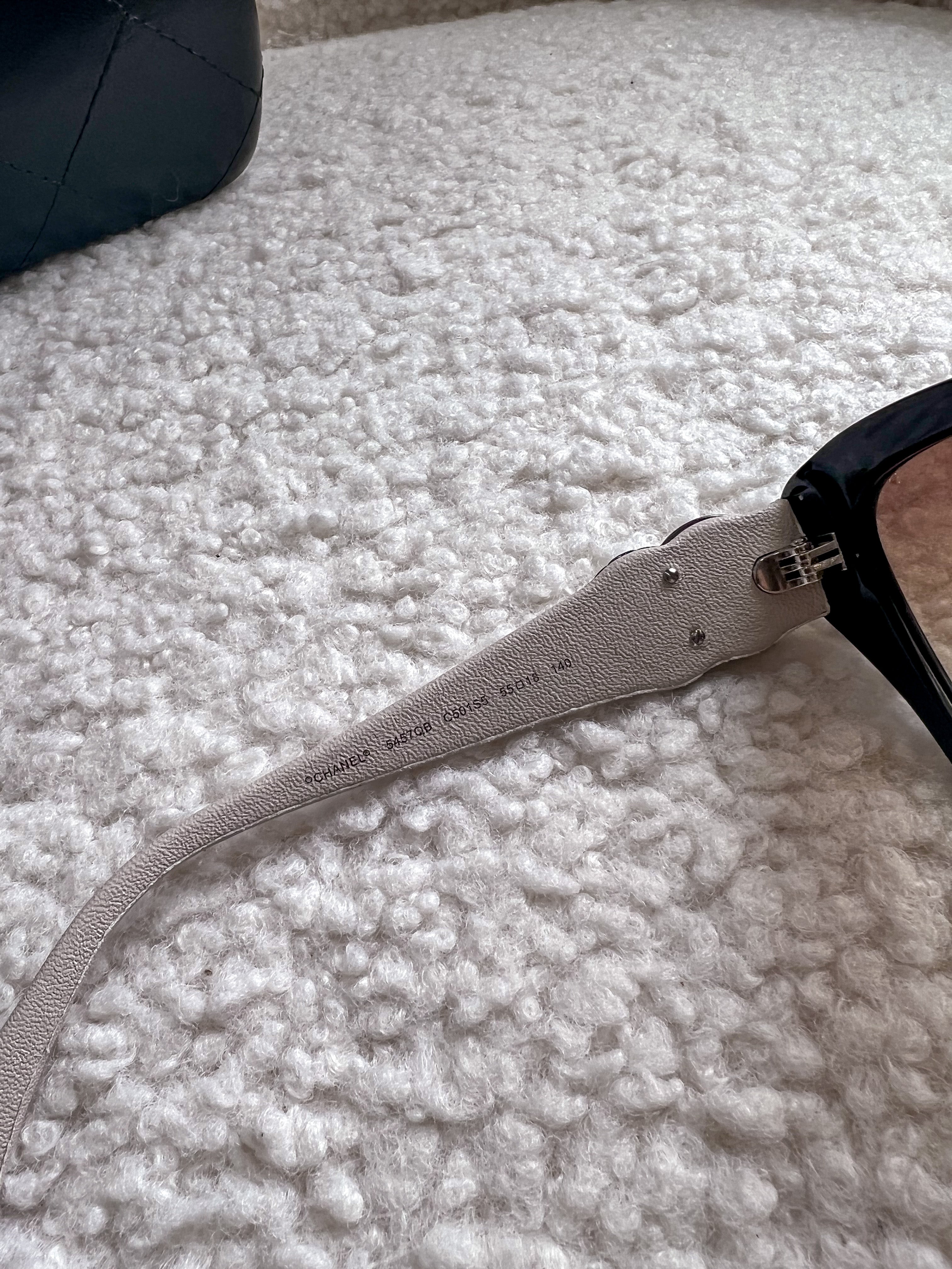 [TOP] CHANEL Butterfly Sunglasses Gradient Brown - Cream