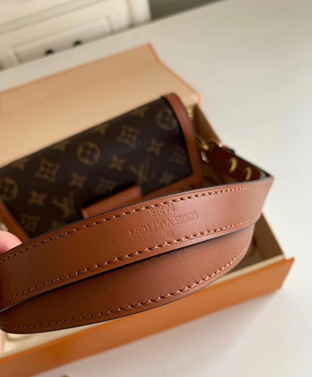 [TOP] Louis Vuitton LV  DAUPHINE Bag 3 Sizes-Brown