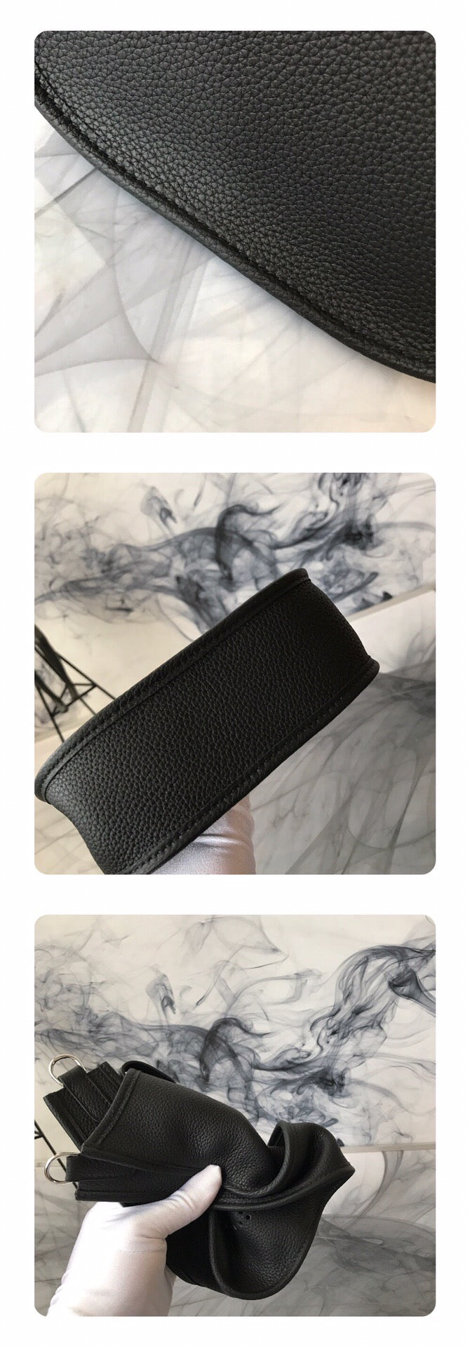 [TOP] HERMES Evelyn 16 Bag - Black w PHW