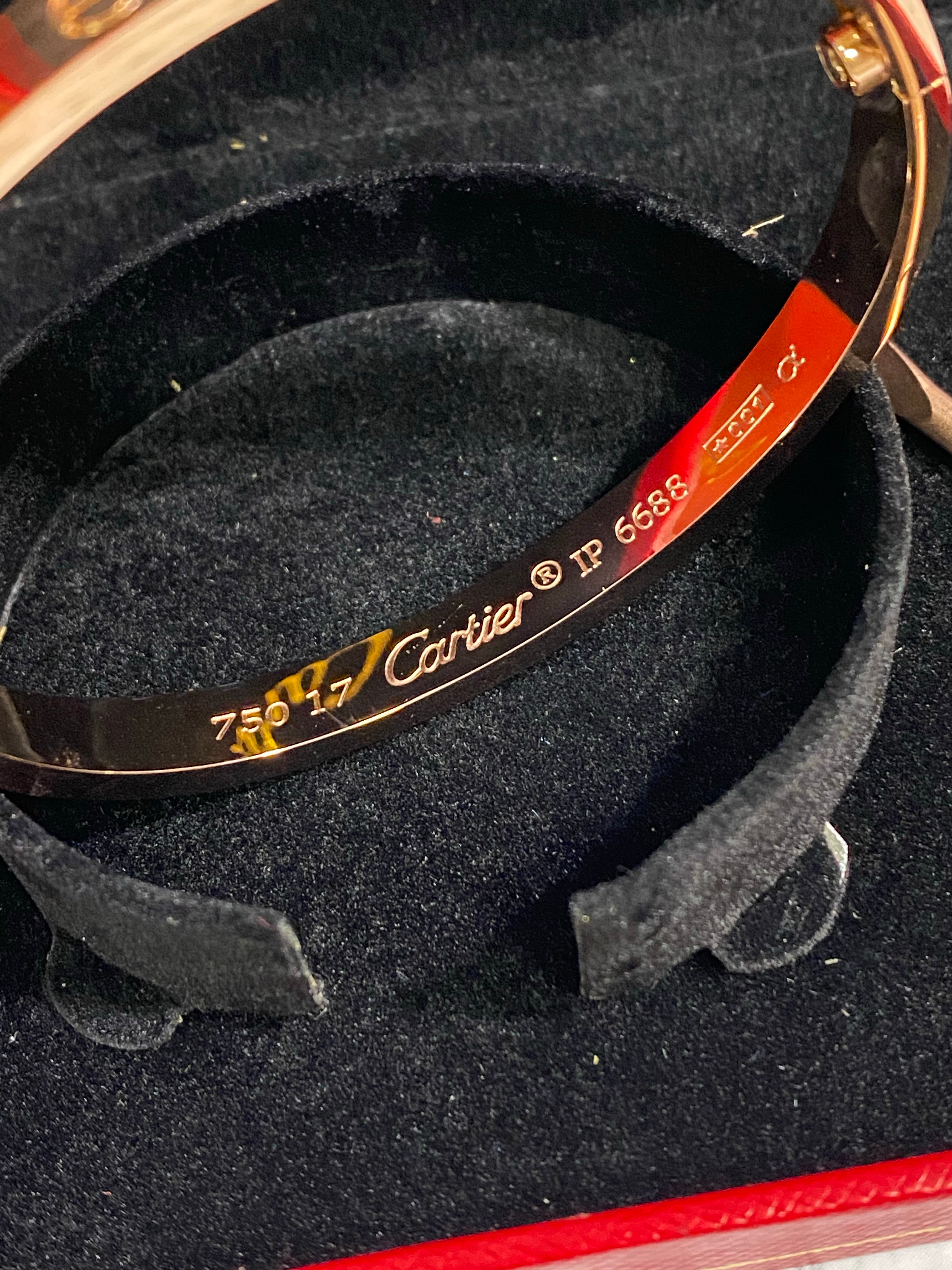 [TOP] Cartier Love Bracelet Rose Gold