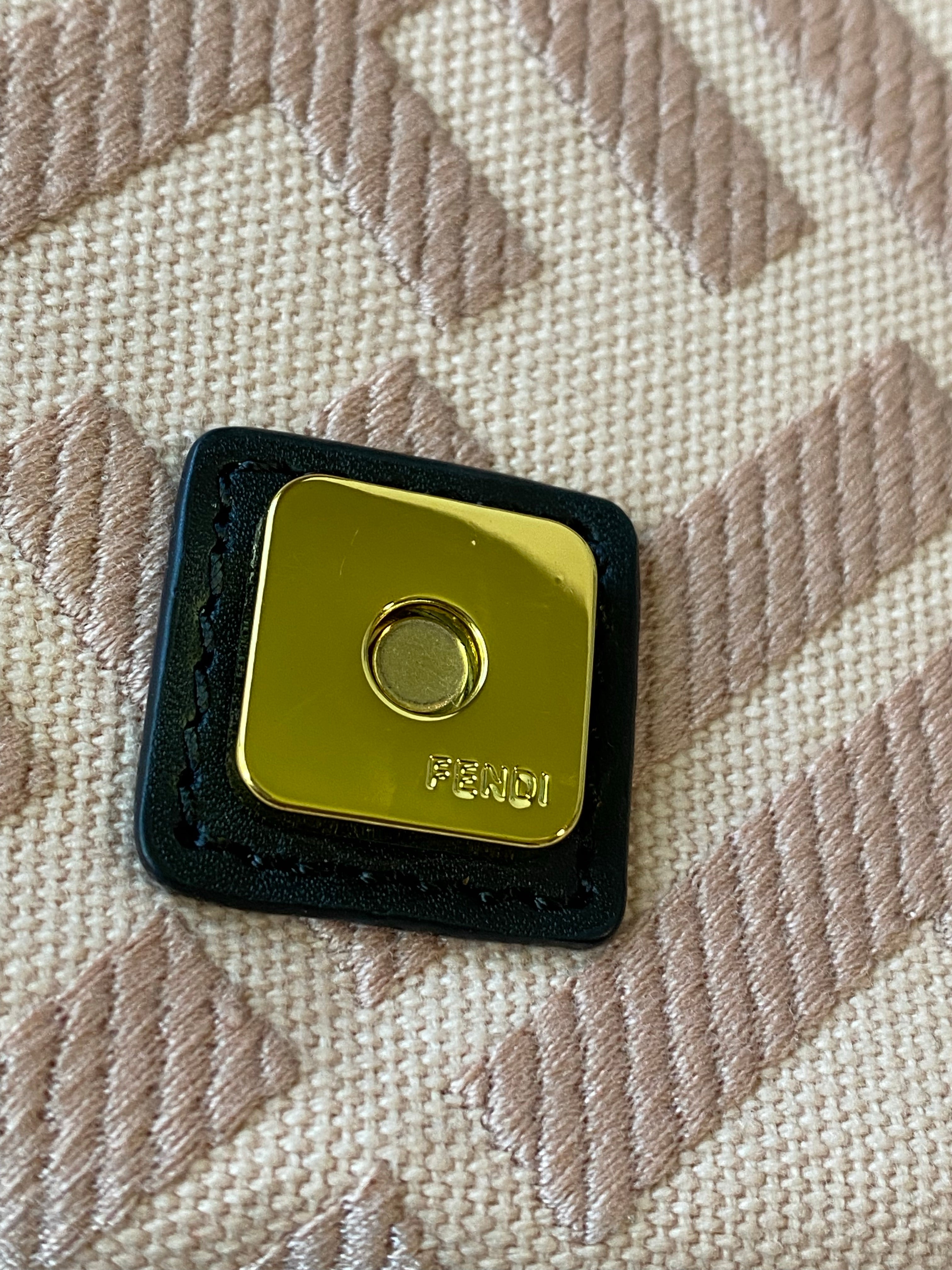 [TOP] FENDI FENDI Baguette Canvas Bag - Pink