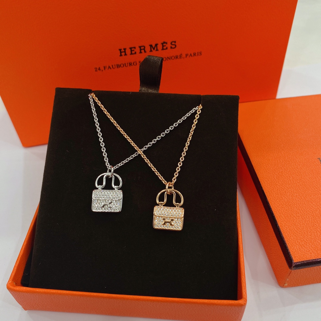 [TOP] HERMES Bags Necklace