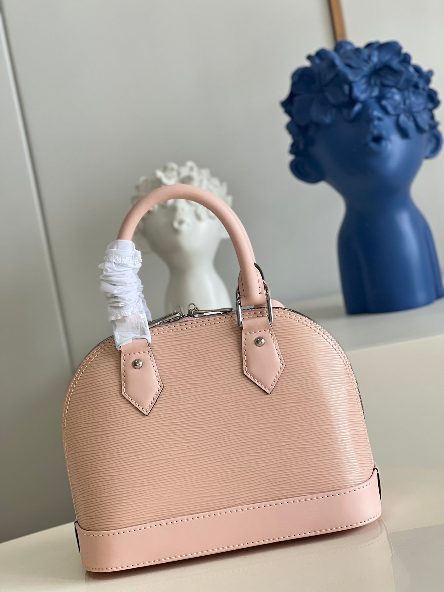 [TOP] Louis Vuitton LV  Alma BB Epi Leather 23.5X17.5X11.5cm - Pink &SHW