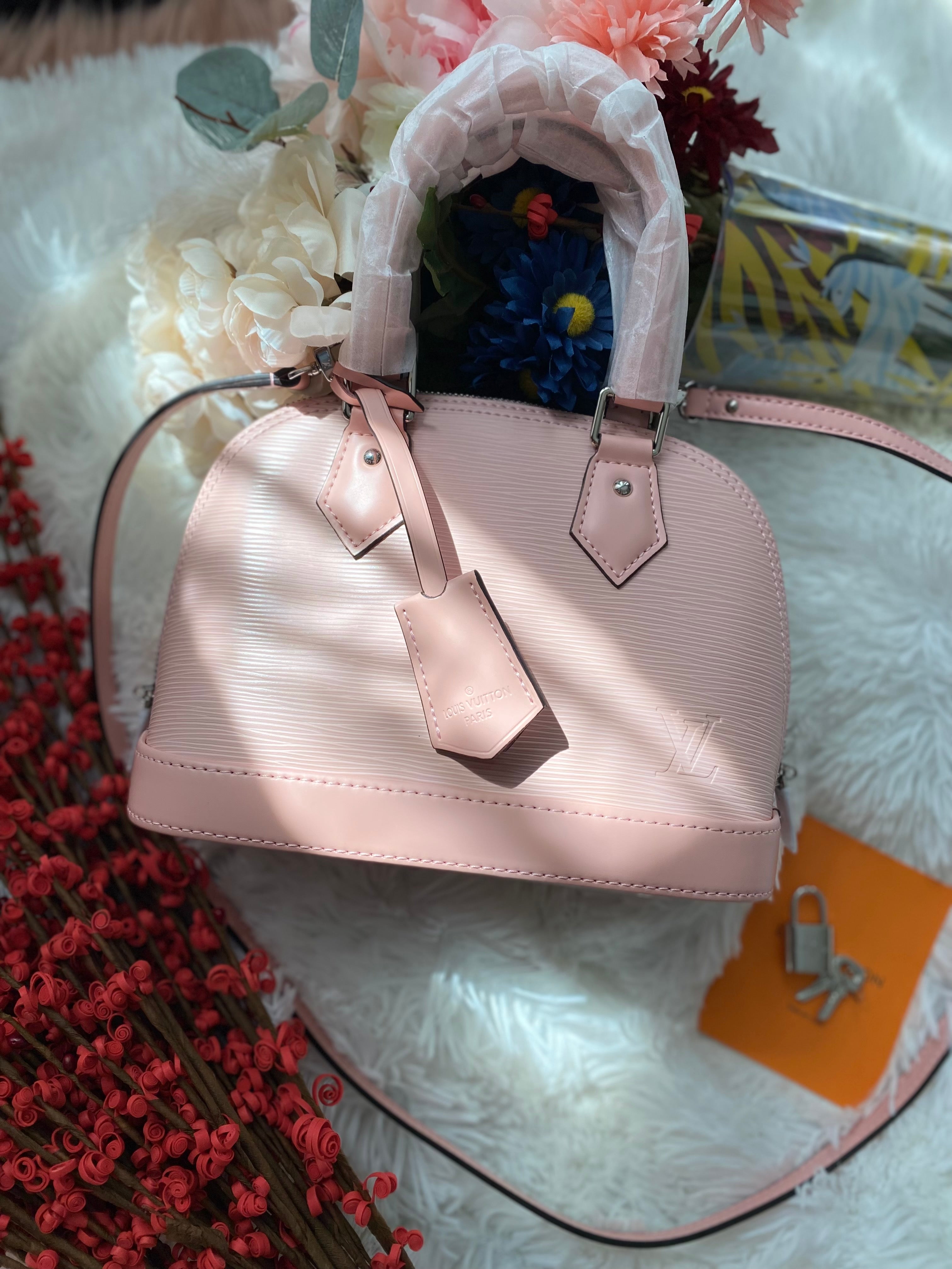 [TOP] Louis Vuitton LV  Alma BB Epi Leather  23.5X17.5X11.5cm - Pink