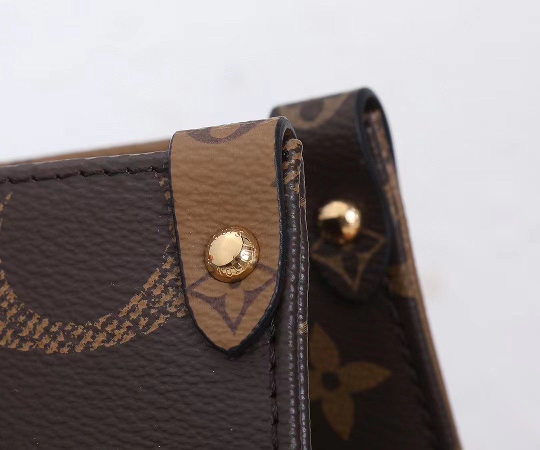 [TOP] Louis Vuitton LV  On The Go Bag  2 Sizes-Brown