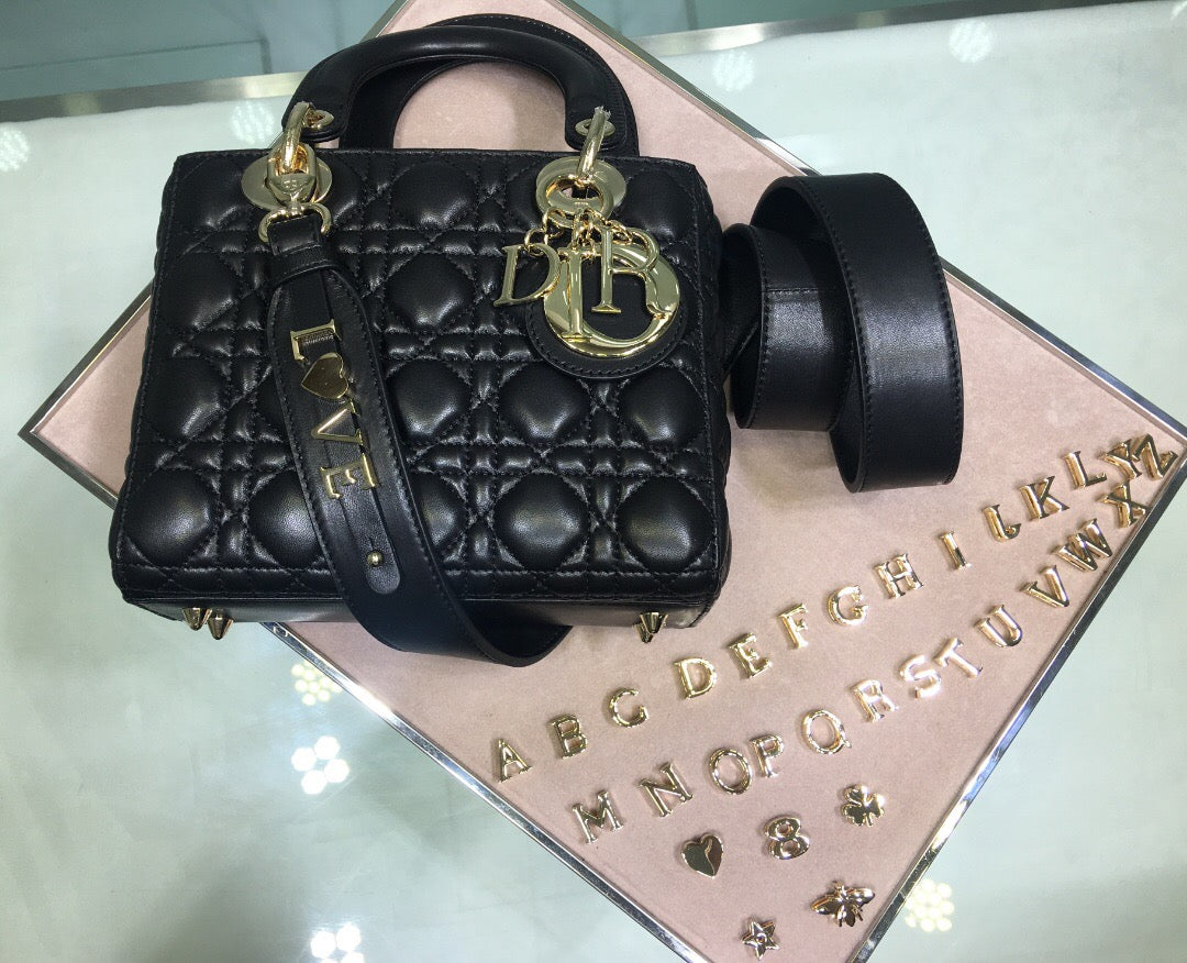 [TOP] Christian Dior Lady Christian Dior Bag ABC - Black