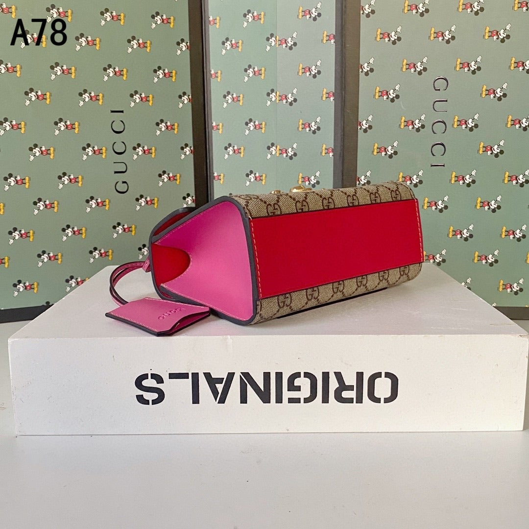 [TOP] GUCCI Padlock Small Shoulder Bag - PINK