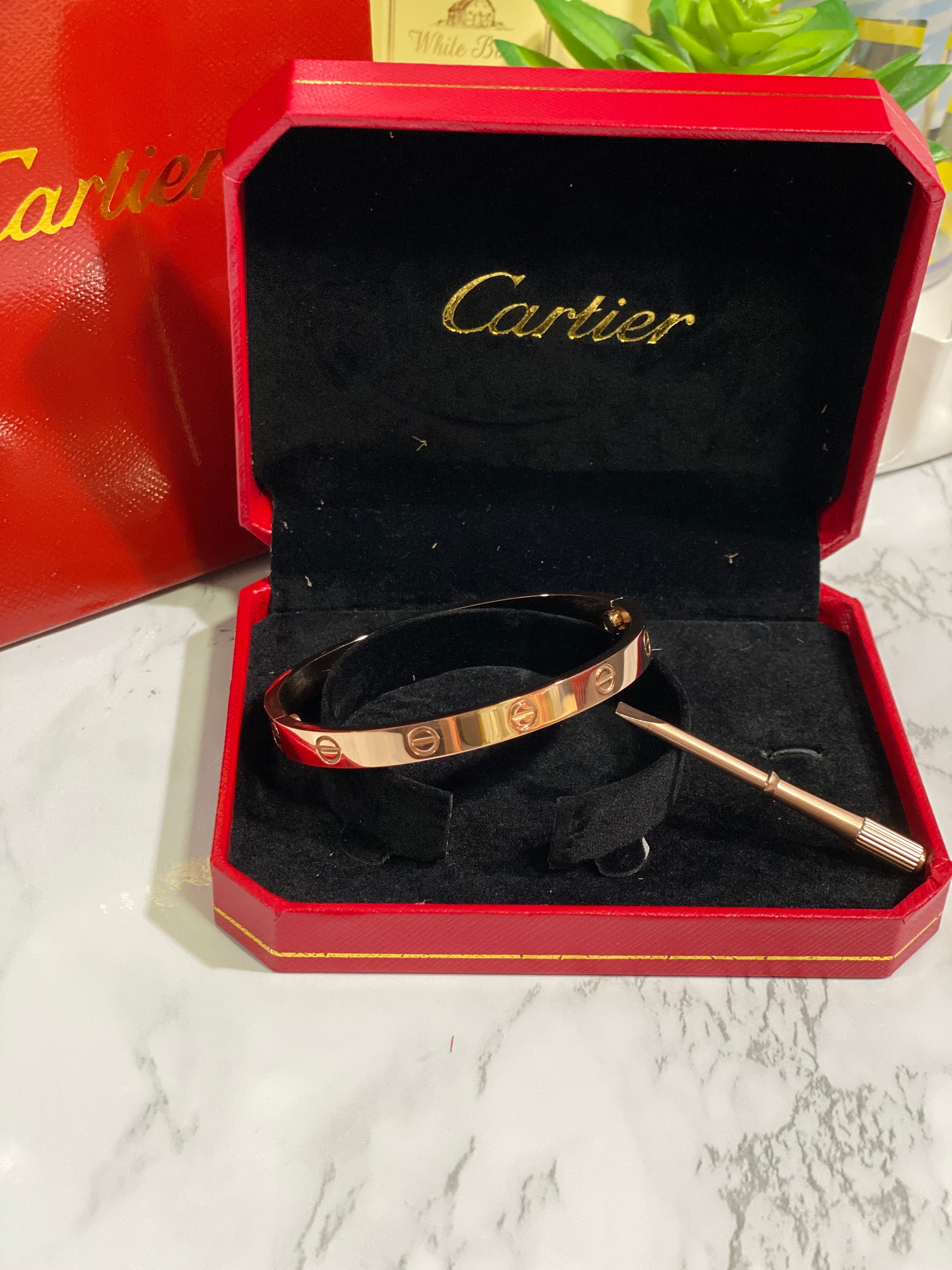 [TOP] Cartier Love Bracelet Rose Gold