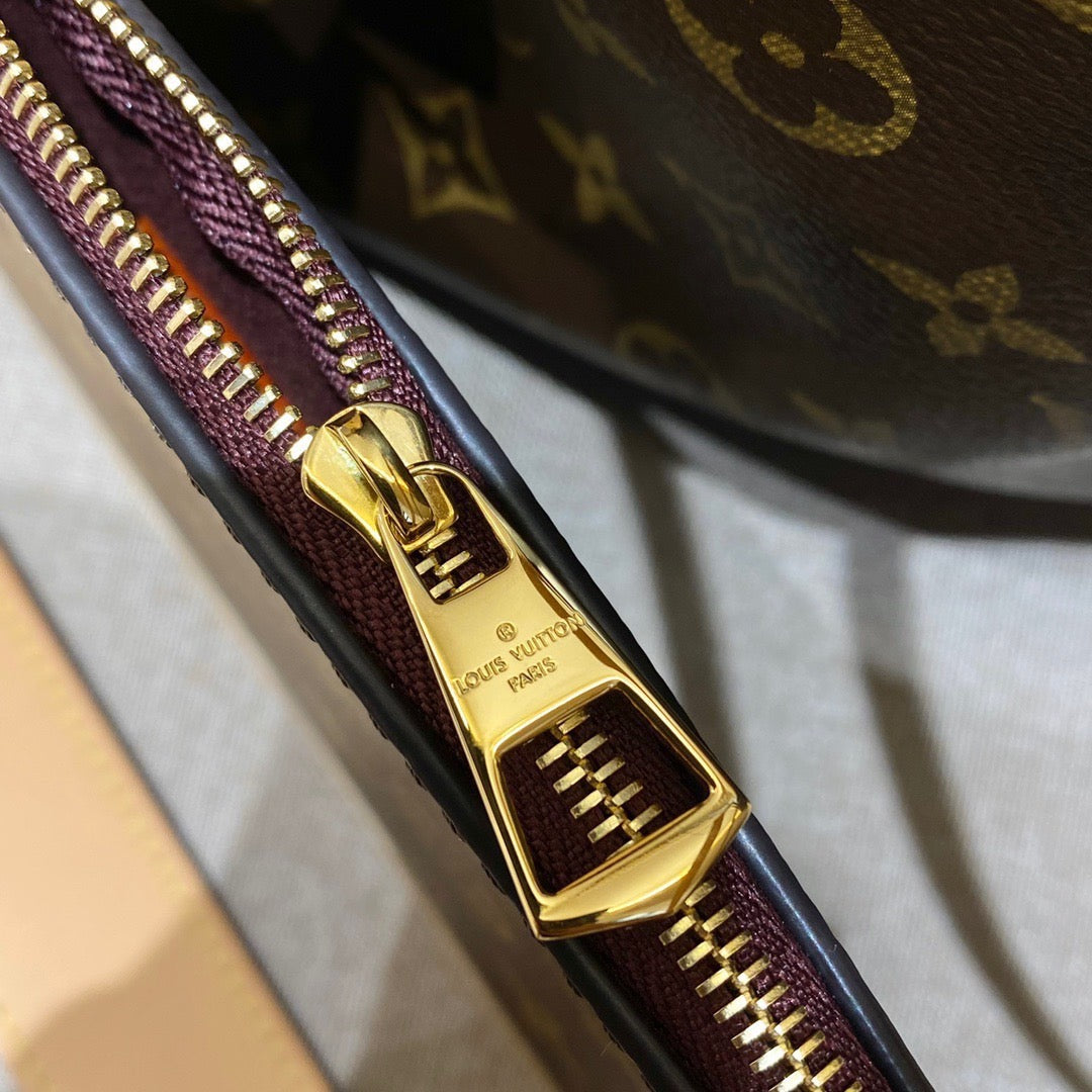 [TOP] Louis Vuitton LV Carryall Monogram Bag-2 sizes-Brown