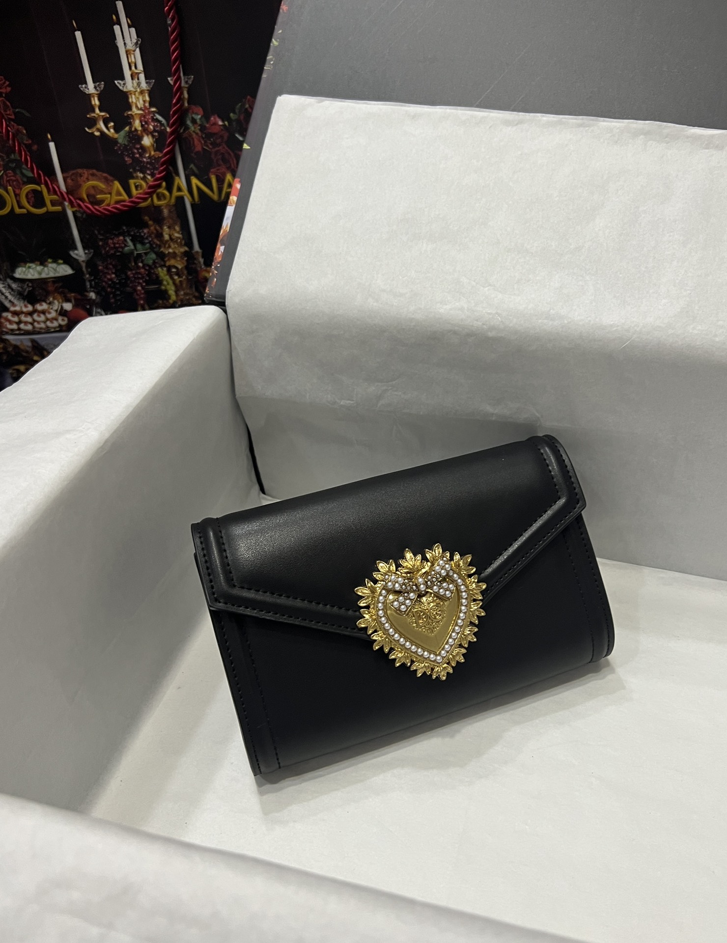 [TOP] Dolce & Gabbana D&G Calfskin Devotion Mini Bag 11.5*18.5*3.5cm - 8 Color