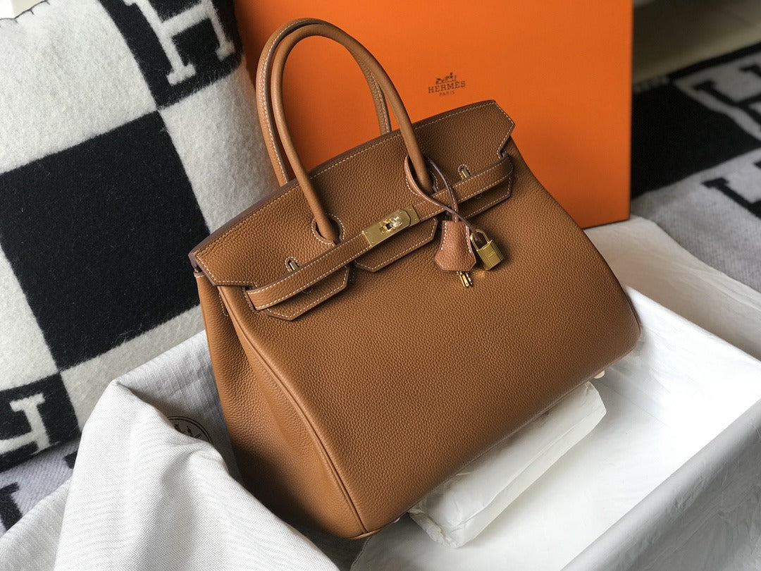 [TOP] HERMES Birkin Togo Leather 25cm/30cm - Gold & GHW