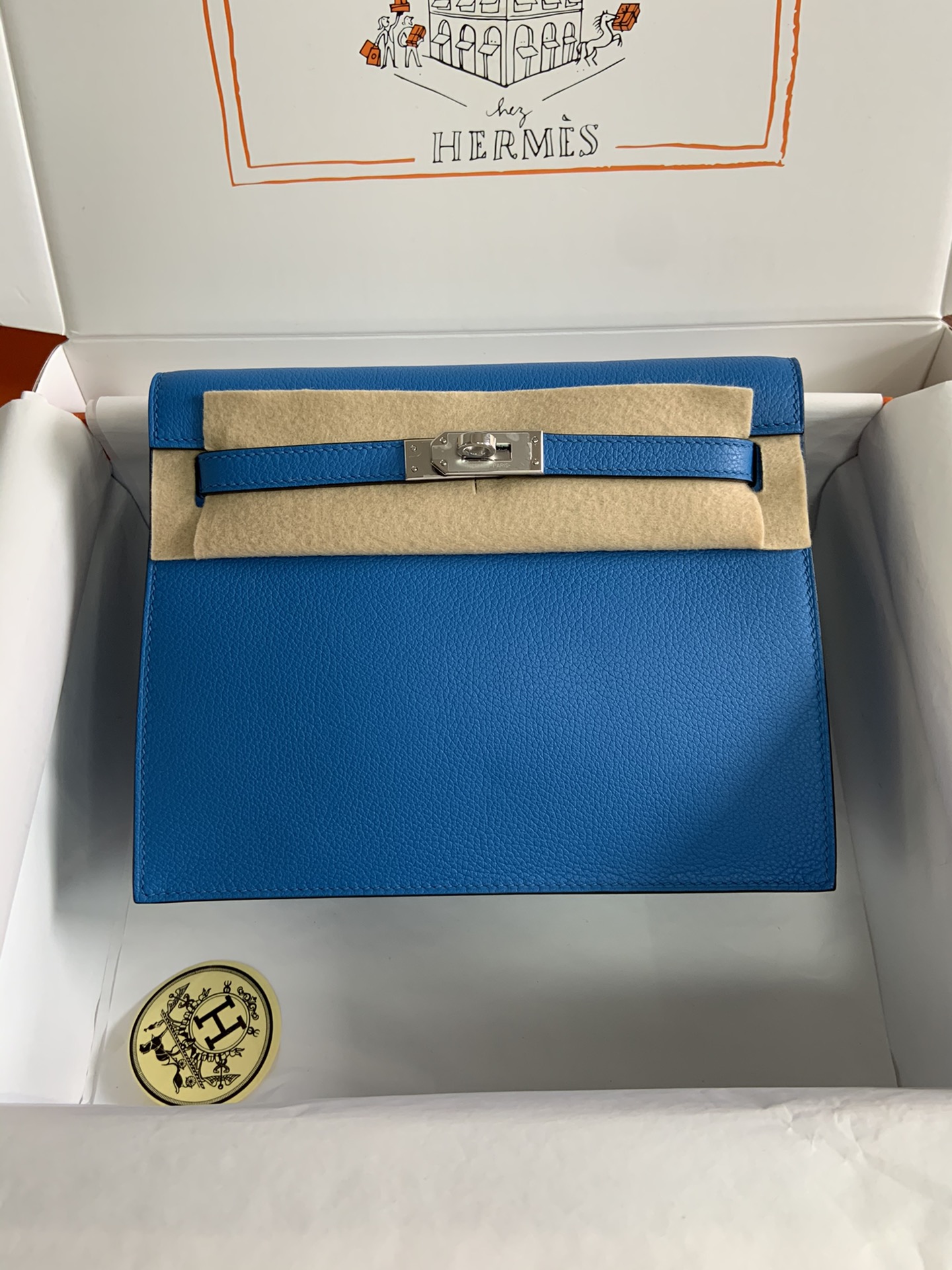 [Top] HERMES Kelly danse II  Calfskin 22cm - 20 Colors