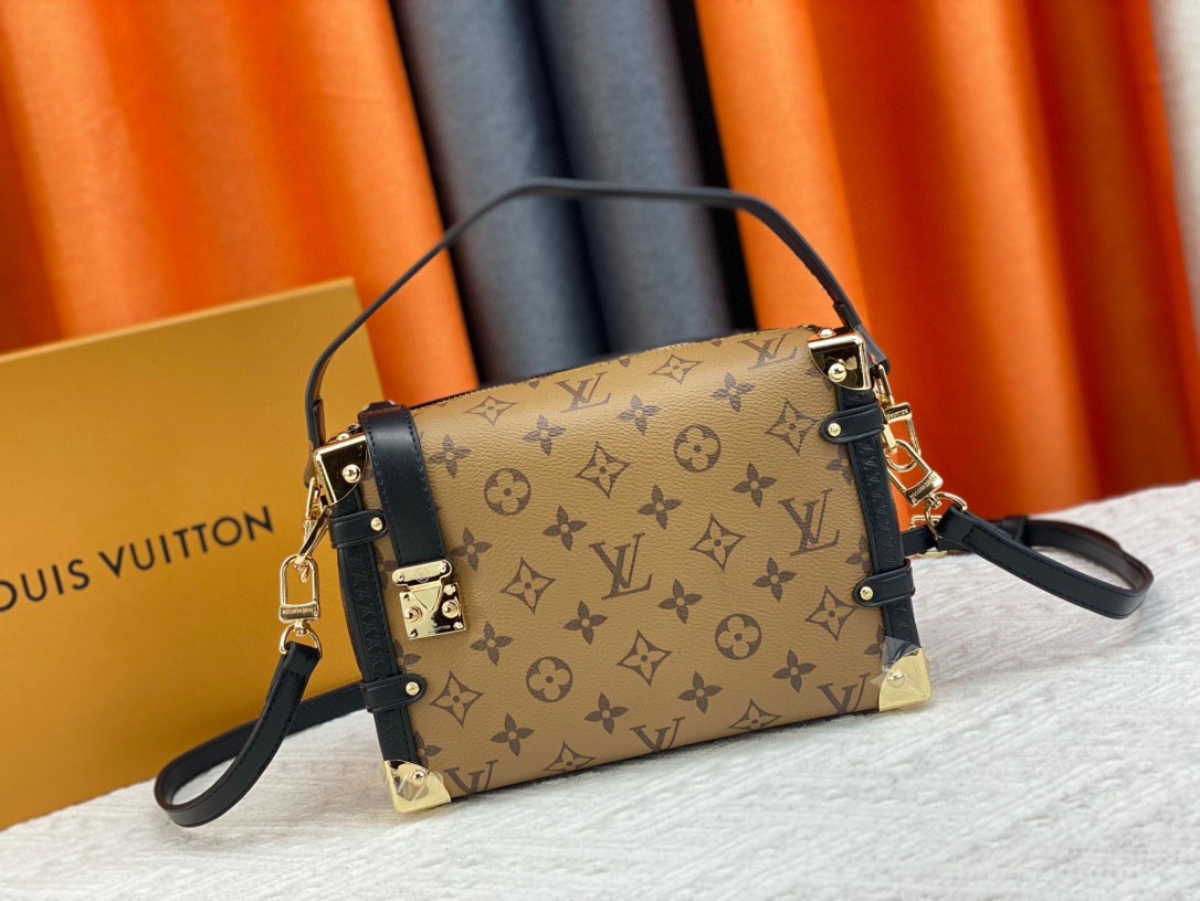 [TOP] Louis Vuitton LV LV X YK Side trunk Monogram Bag 21×14×6cm- 8 color