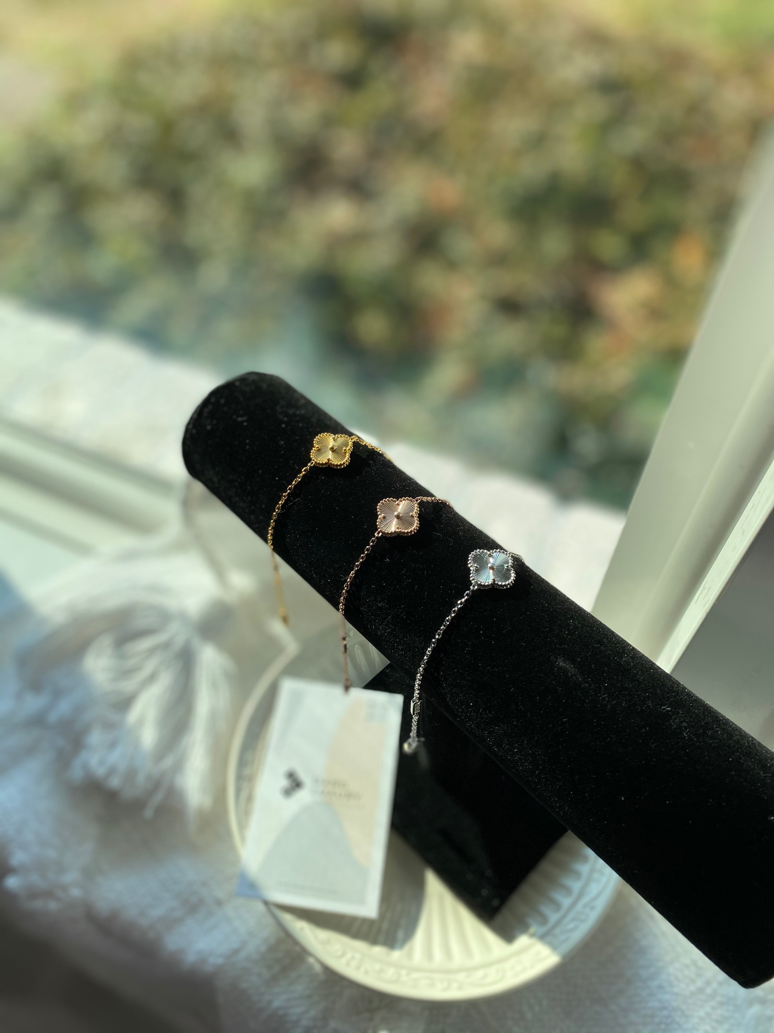 [TOP] VCA Vintage Alhambra 1 Motif Bracelet