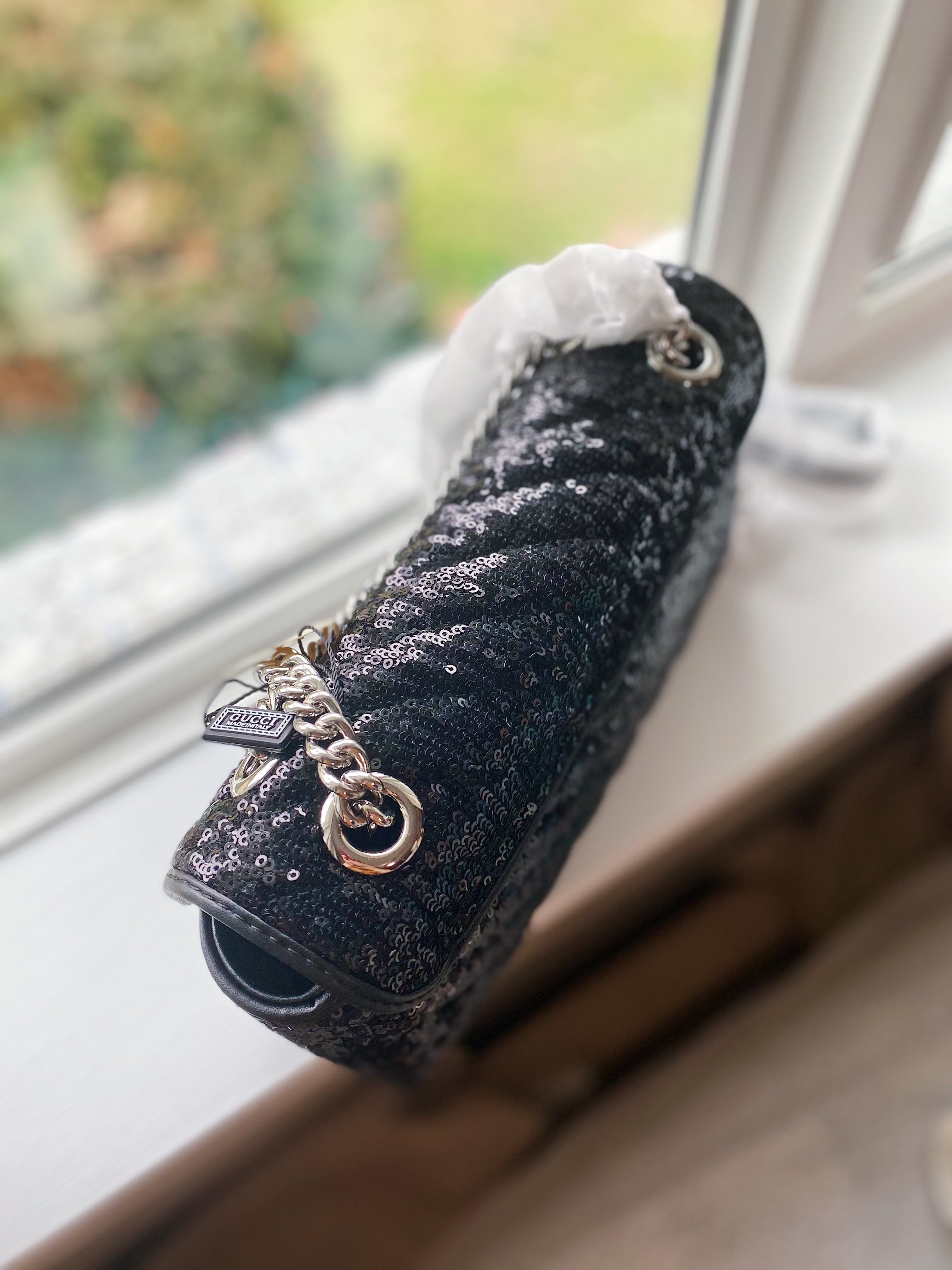 [TOP] GUCCI GG Marmont Bag  Mini 22cm - Black