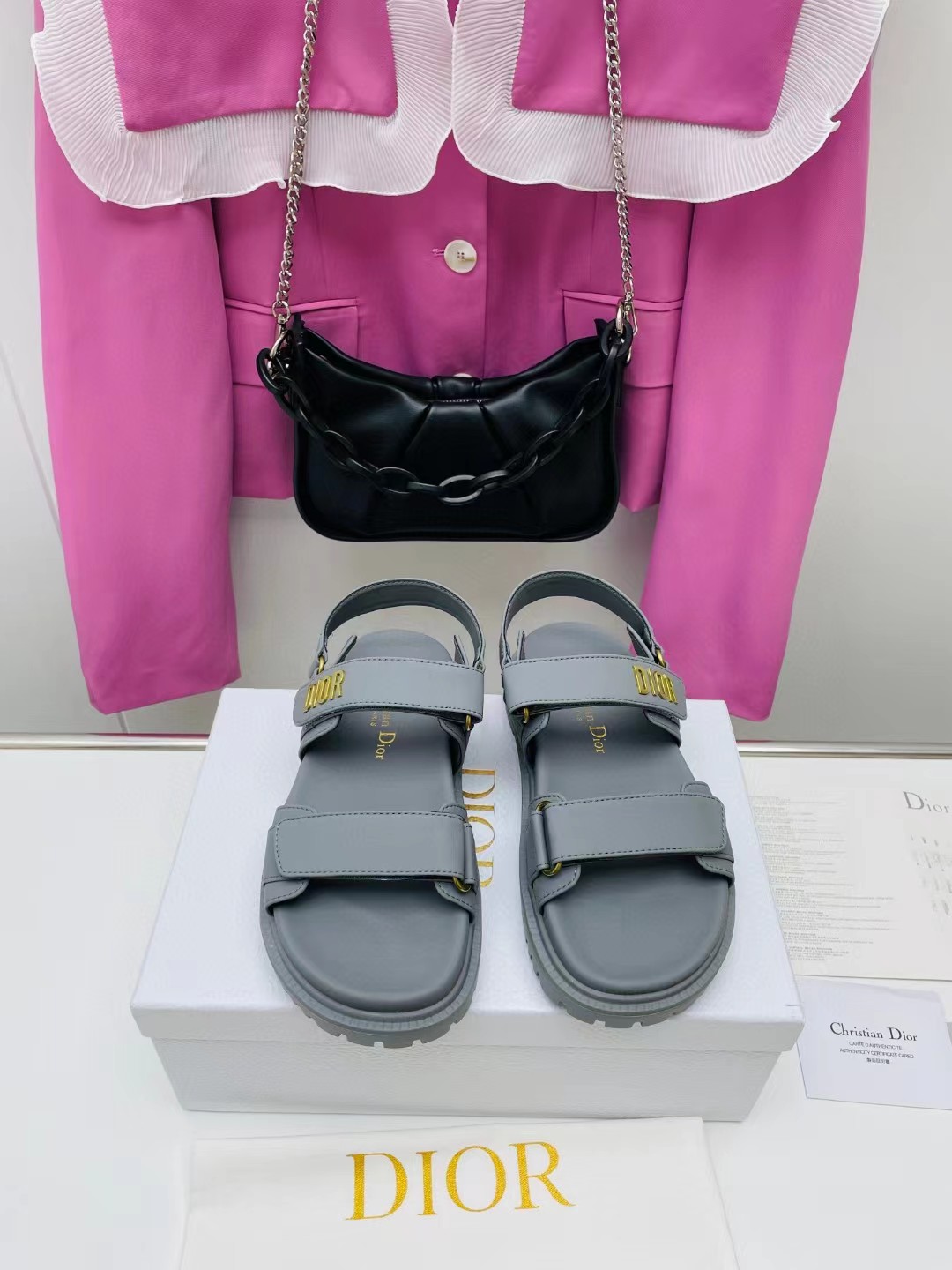 [TOP] Christian DiorAct Sandals Leather - 11 Colours