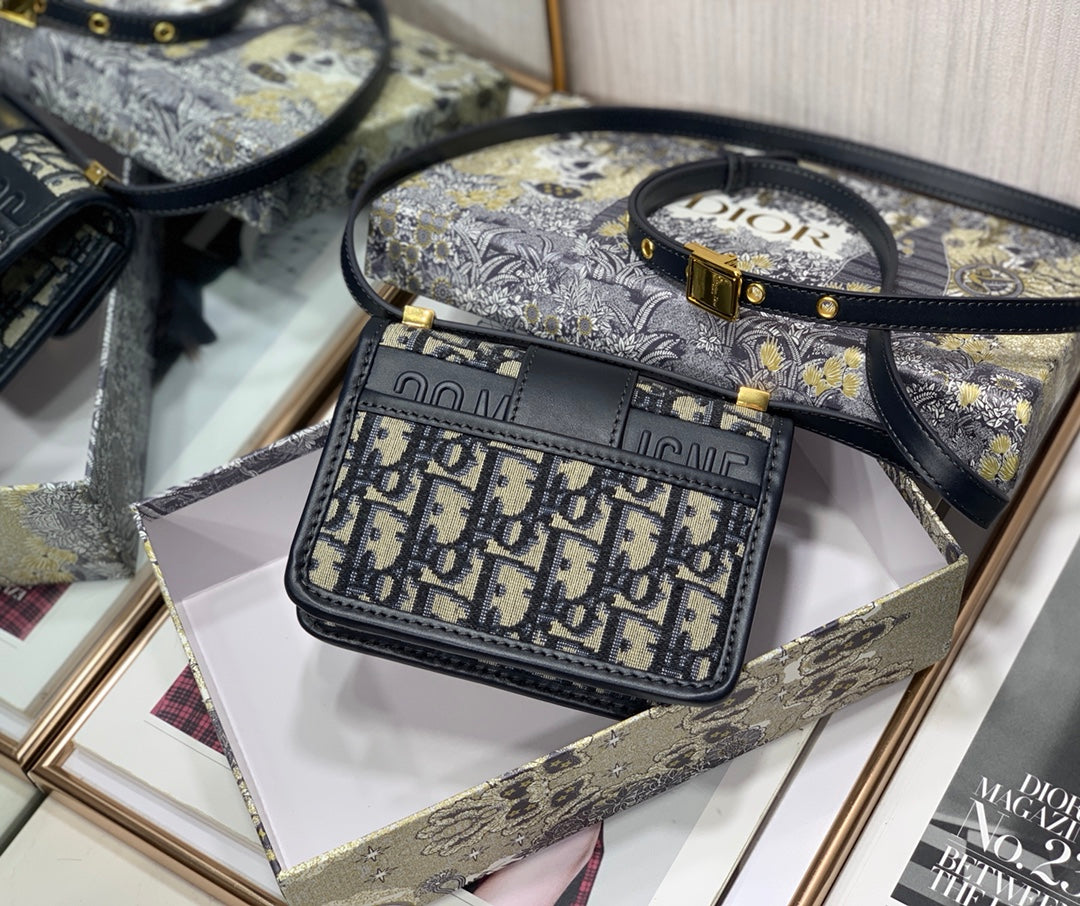 [Top] Christian Dior 30 Montaigne Jacquard Bag Mini