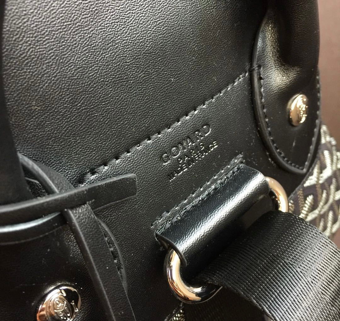 [TOP] Goyard Goyardine Alpin Backpack MM  - Black