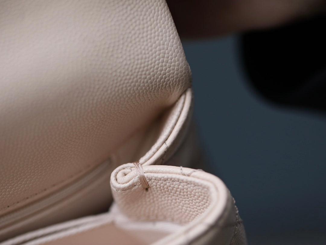 [TOP] CHANEL CoCo Handle Bag Small 19cm - Light Pink & GHW