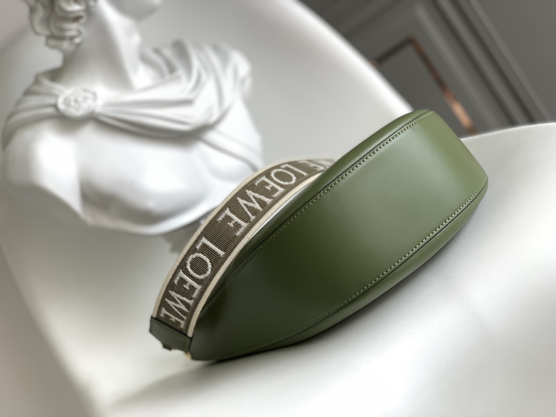 [TOP] LOEWE Calfskin Luna Bag 34*9*30cm - Green