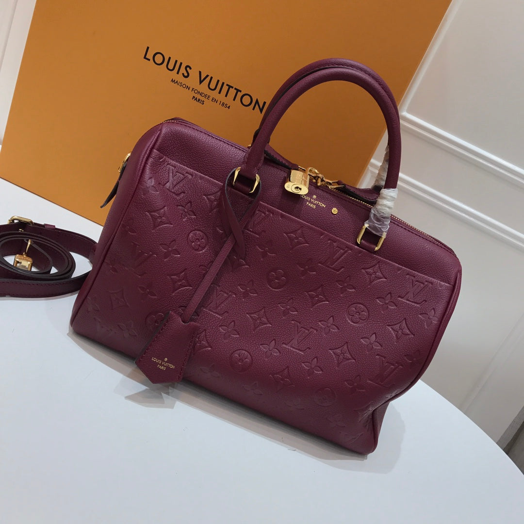 [TOP] Louis Vuitton LV Speedy 30 Bag 30x21x17cm  - 3 Colors
