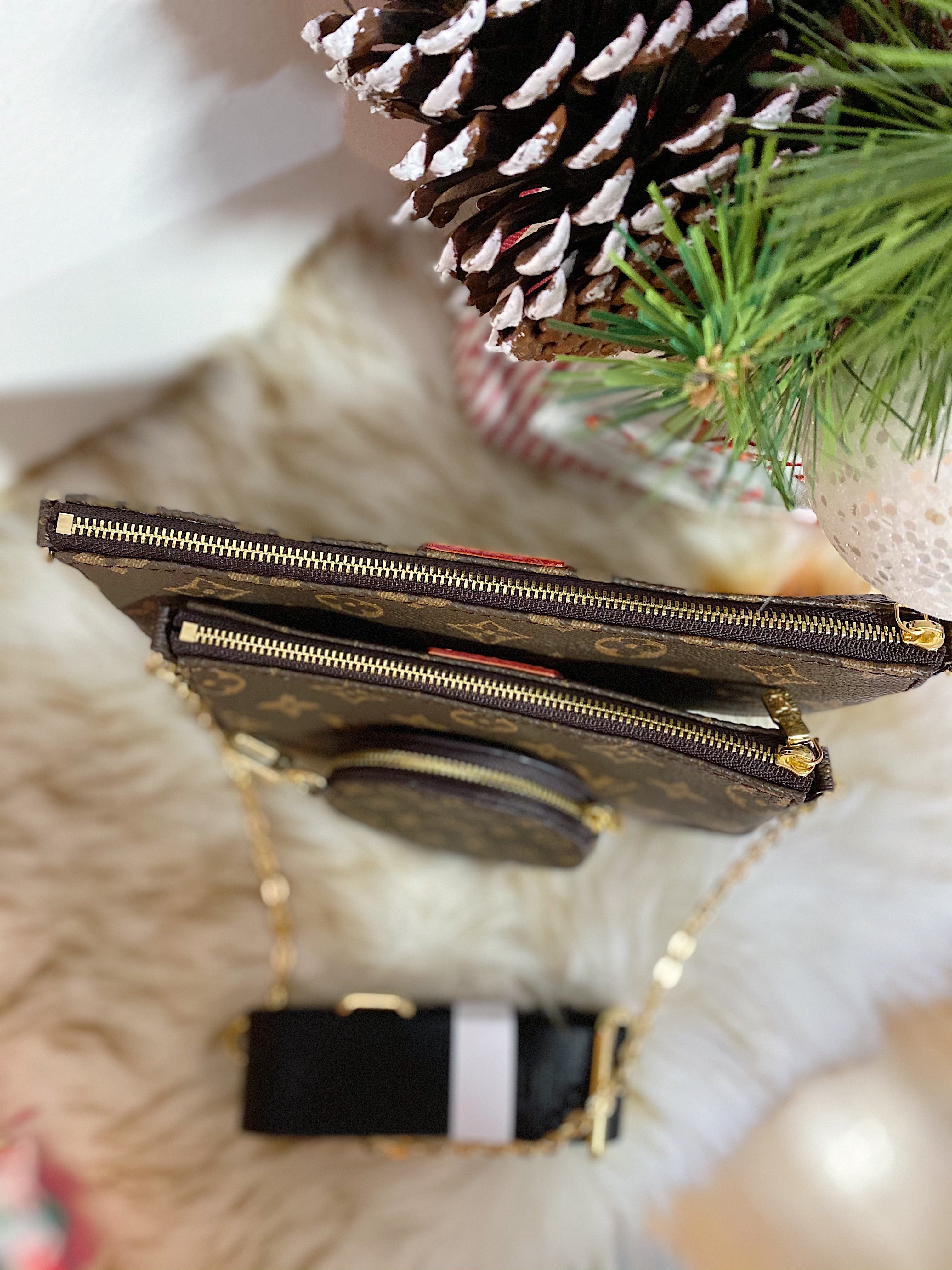 [TOP] Louis Vuitton LV Multi Pochette - BLACK STRAP