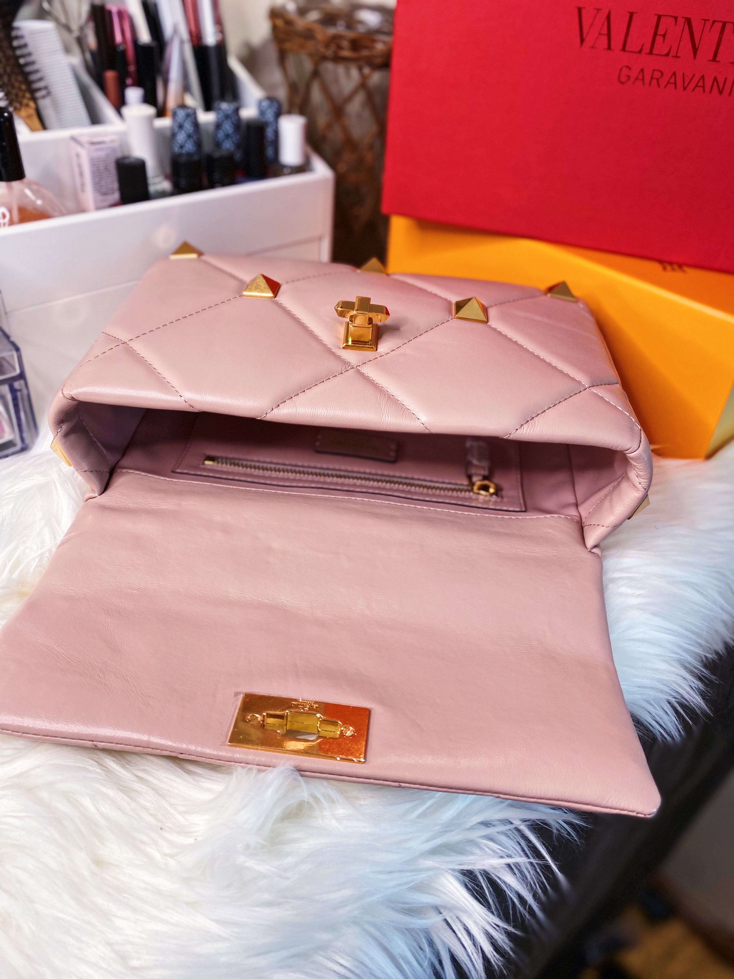 [TOP] VALENTINO  Roman Stud Nappa Chain Bag