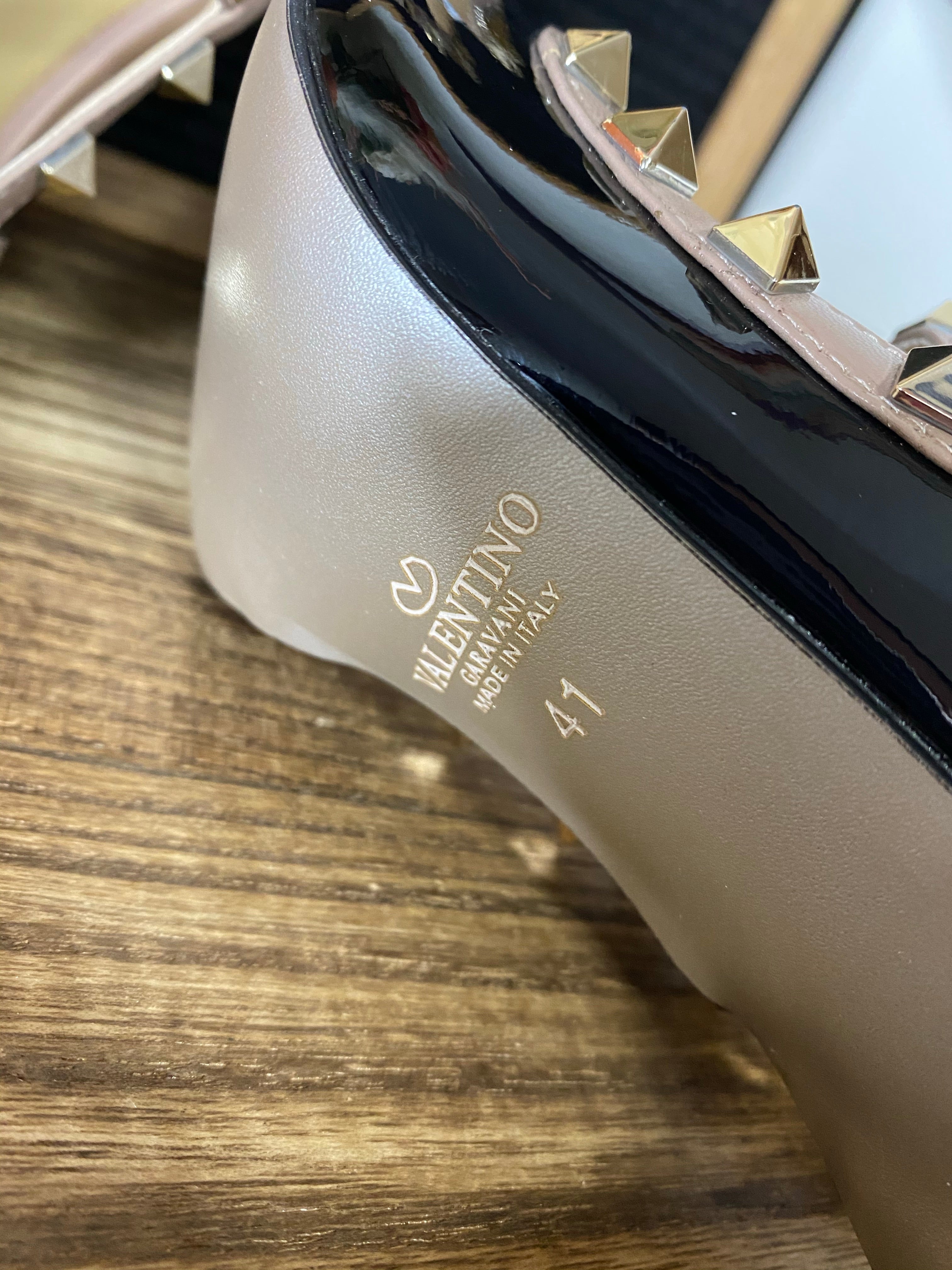 [TOP] VALENTINO  R0ckstud Slingback 100mm Pump - BLACK