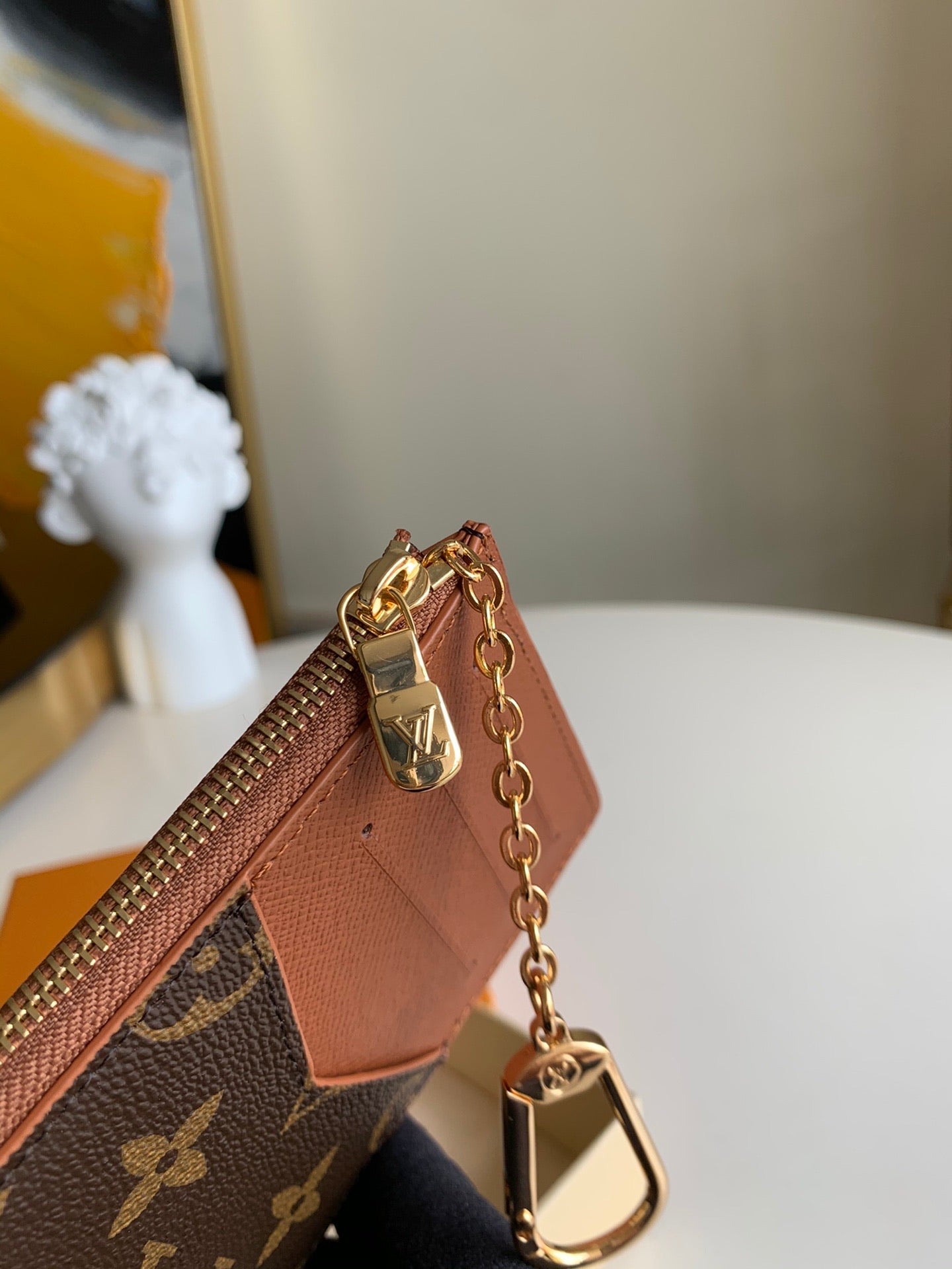 [TOP] Louis Vuitton LV LV Compact Key Wallet - Monogram