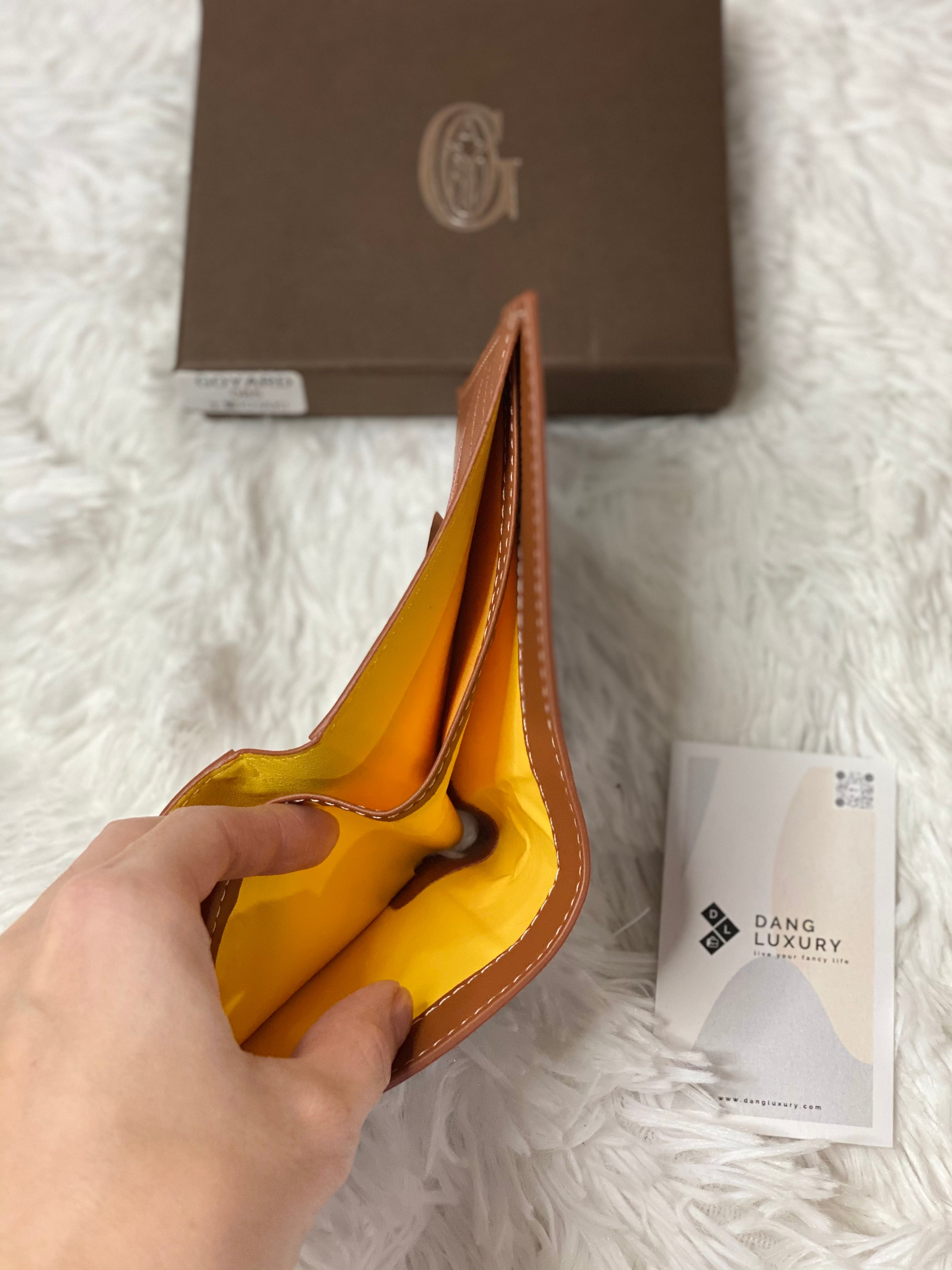 [TOP] Goyard Men Wallet - BROWN