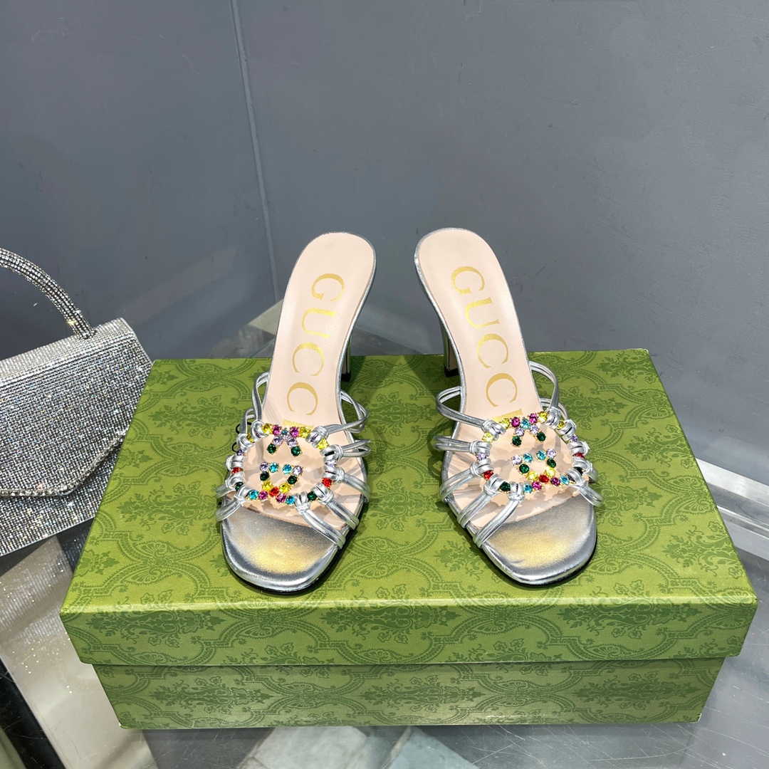 [TOP] GUCCI Lsa Diamond Sandals - 11 Color