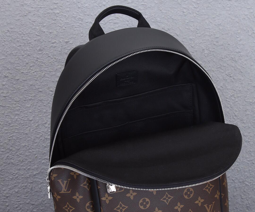 [TOP] Louis Vuitton LV Josh Backpack Macassar Monogram 32×40×13cm-Brown