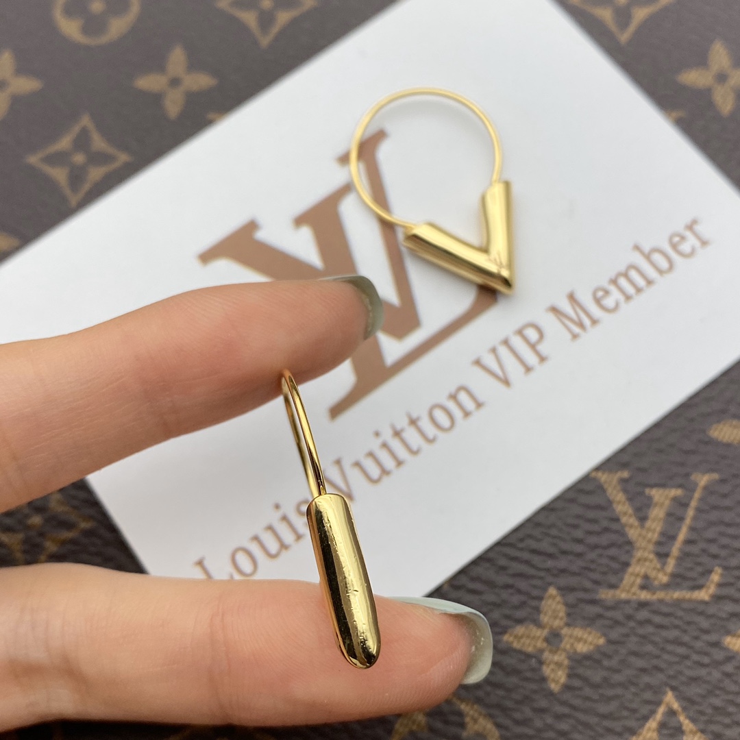 [TOP] Louis Vuitton LV LV Volt Earrings