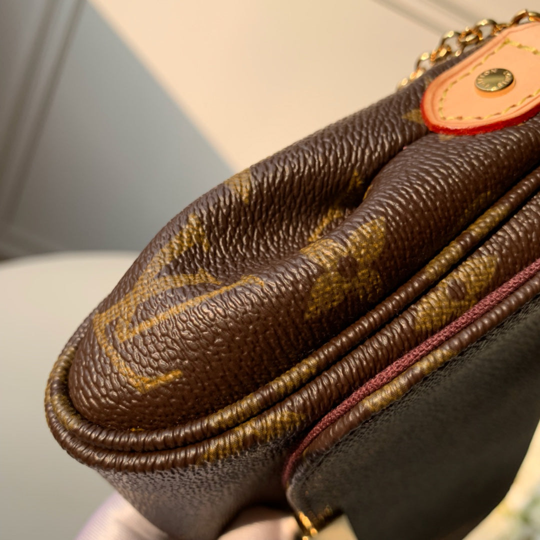 [TOP] Louis Vuitton LV  Favorite  Bag MM 24x15.5x4.5cm-Brown