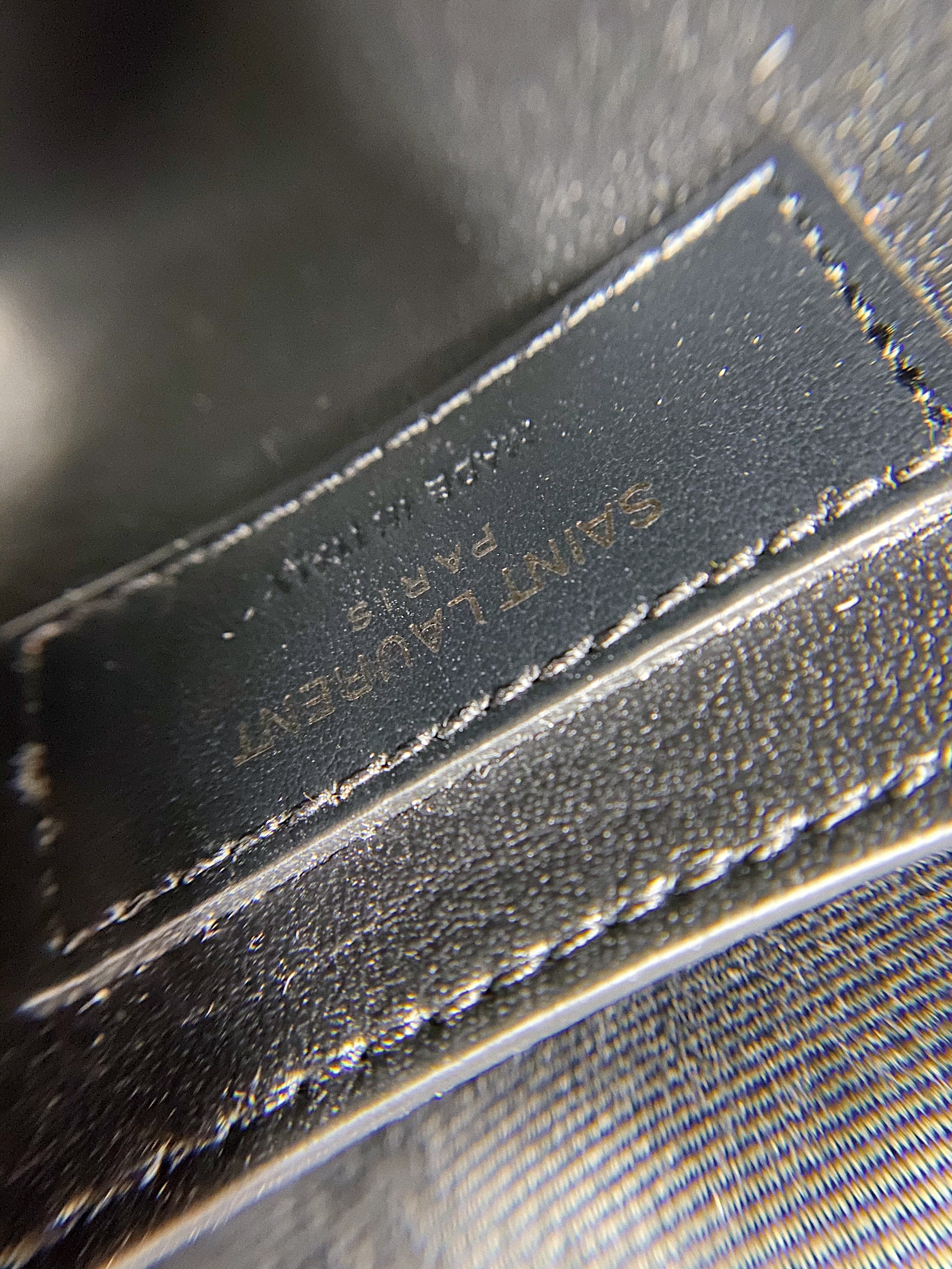 [TOP] Yves Saint Laurent YSL Niki Small Bag Aged Leather 22cm - Stormy Grey