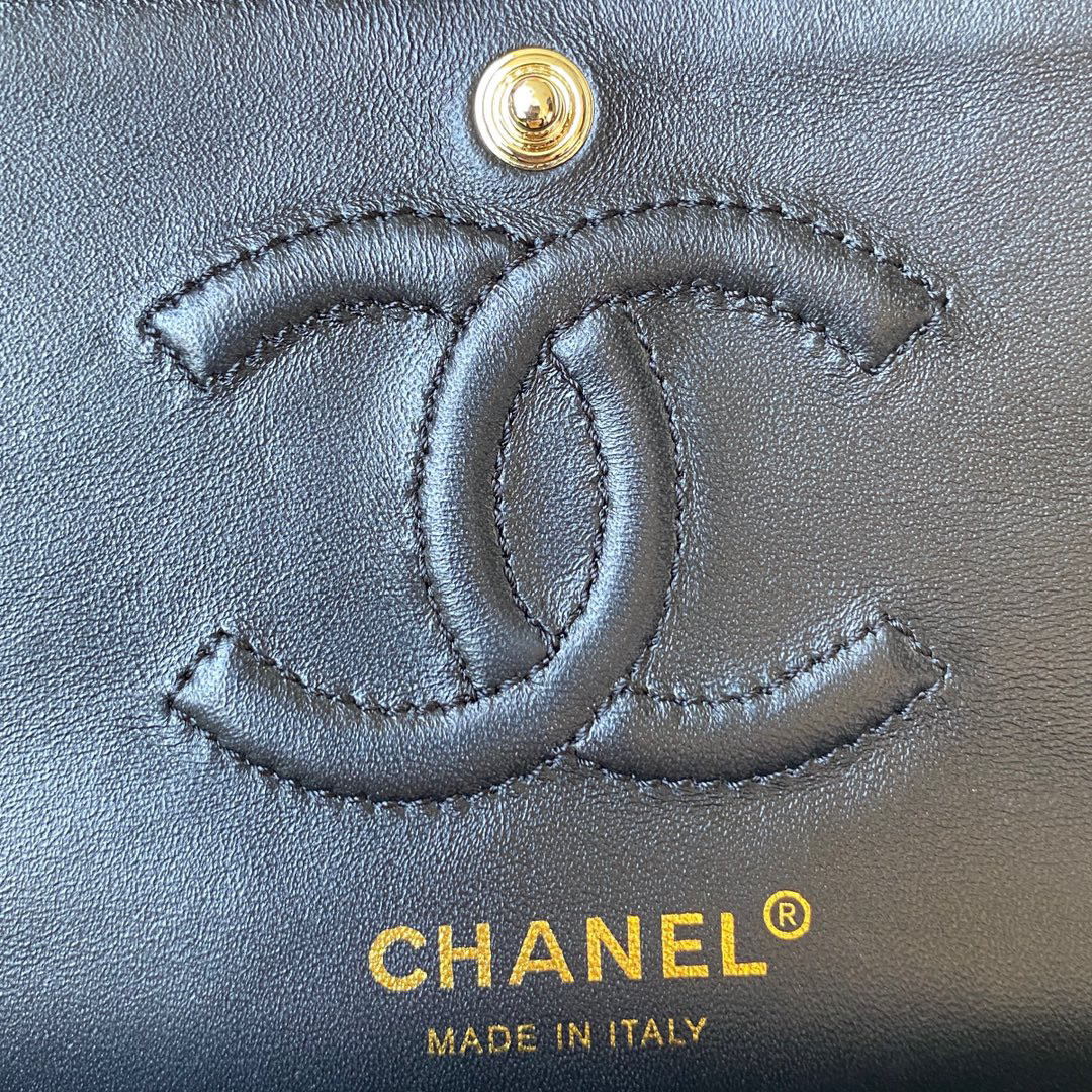 [TOP] CHANEL Classic Flap Bag Tweed Medium 25.5cm - Multicolour & GHW