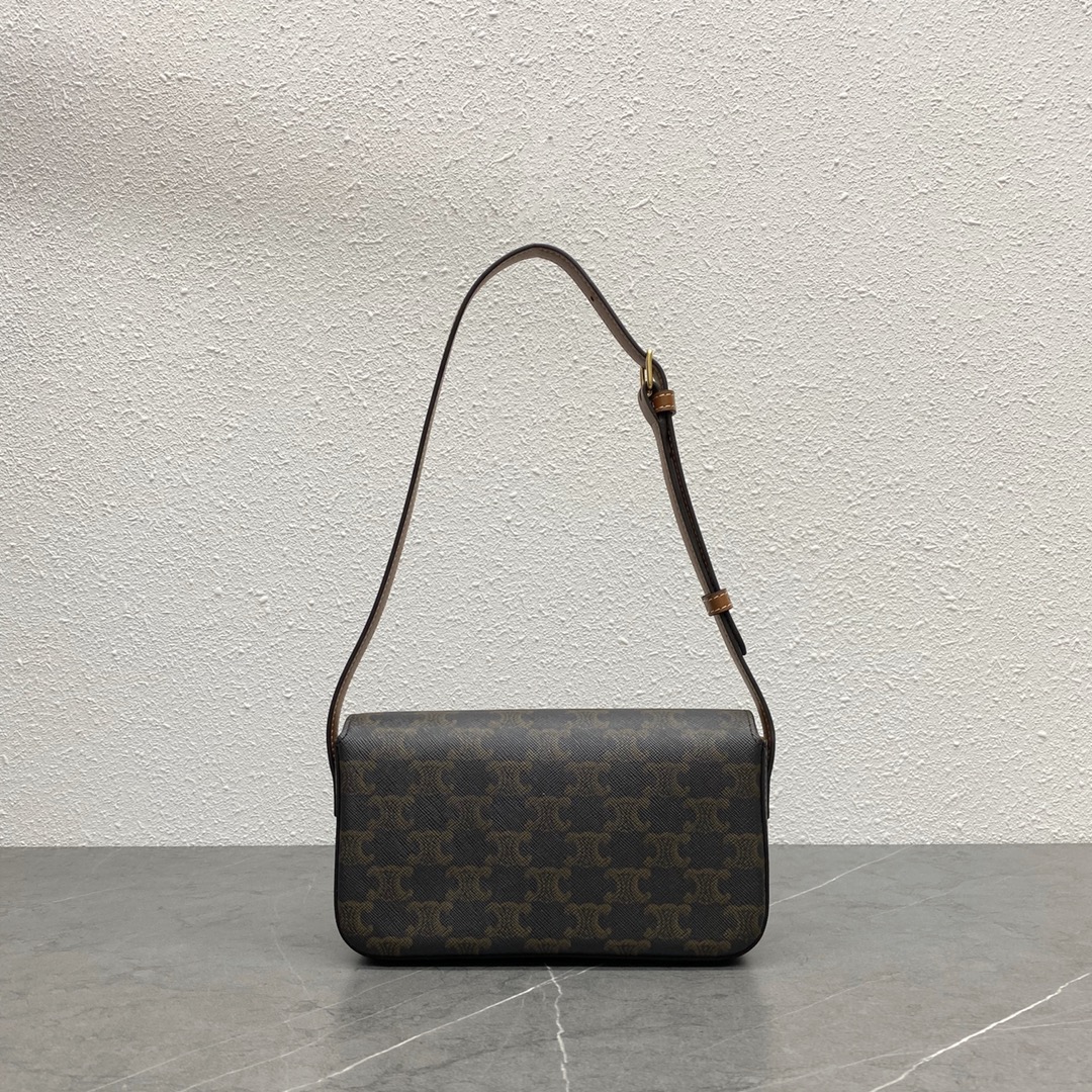 [TOP] CELINE Triomphe Canvas Bag  20-10-4 - Monogram