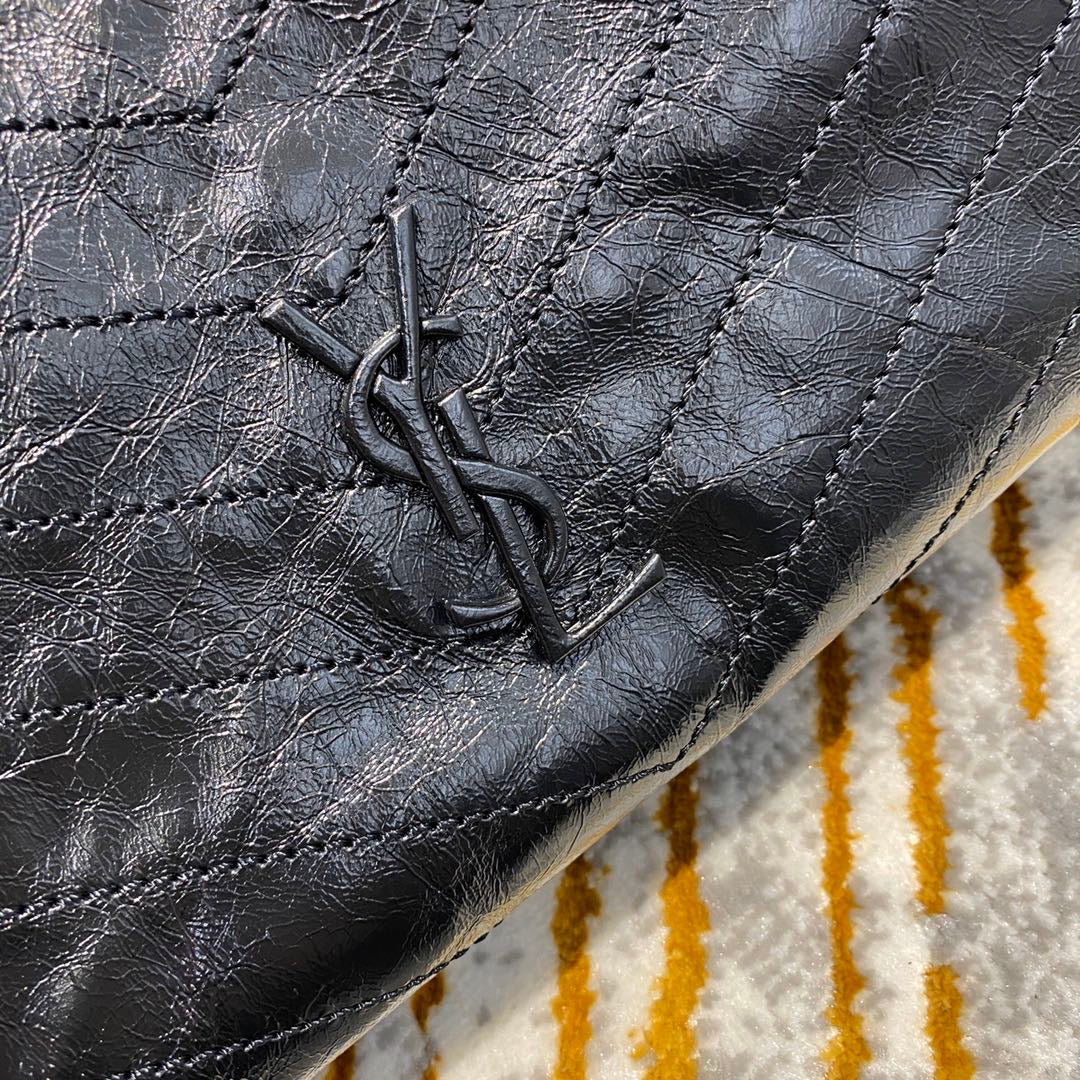 [TOP] Yves Saint Laurent YSL Medium Niki Shopping Bag - Black