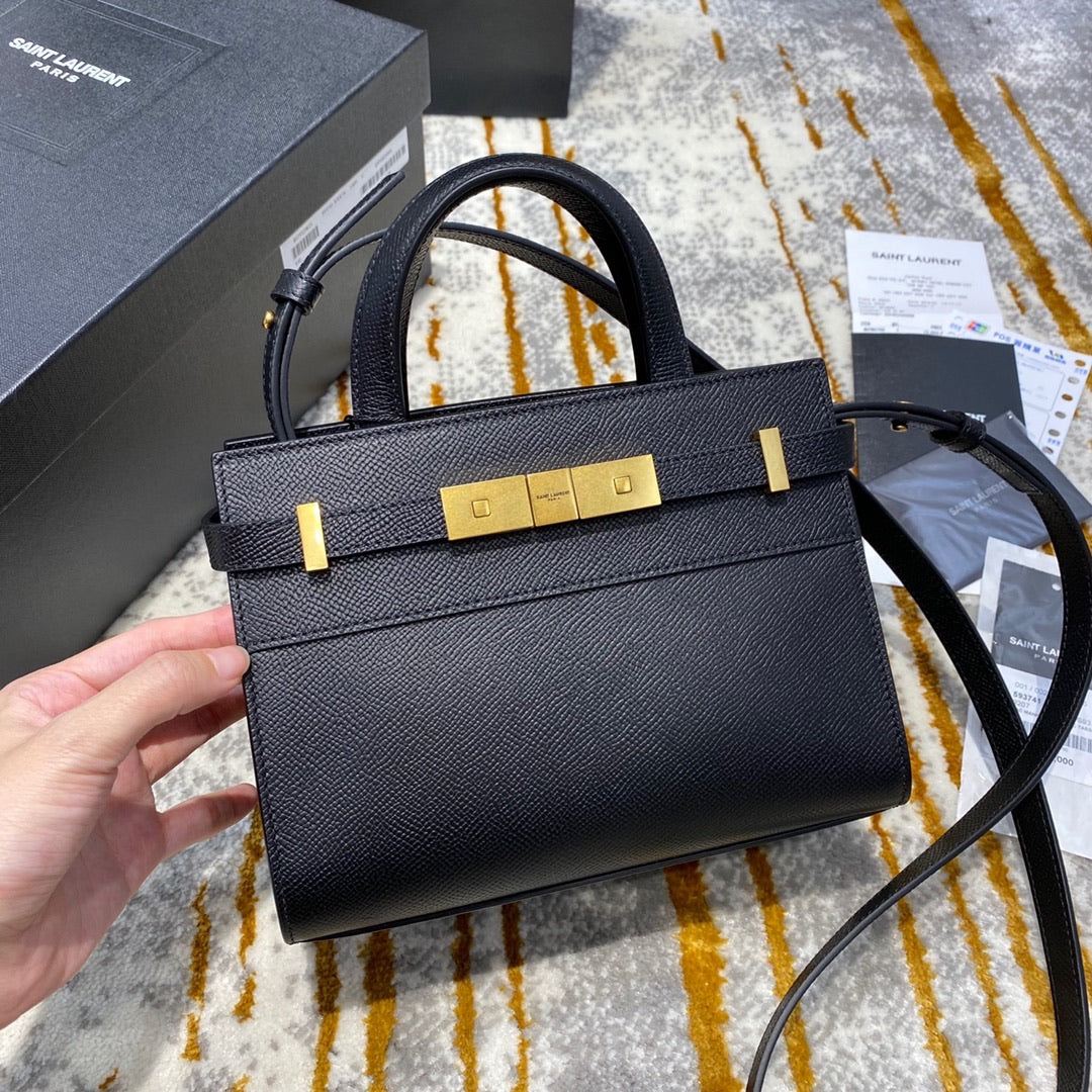 [TOP] Yves Saint Laurent YSL Manhattan Nano - BLACK