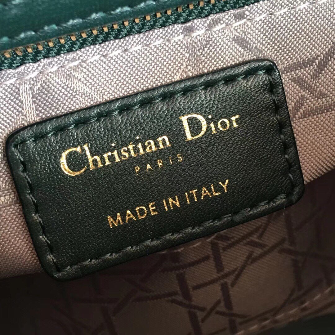 [TOP] Christian Dior Lady Christian Dior Bag Mini - Dark Green