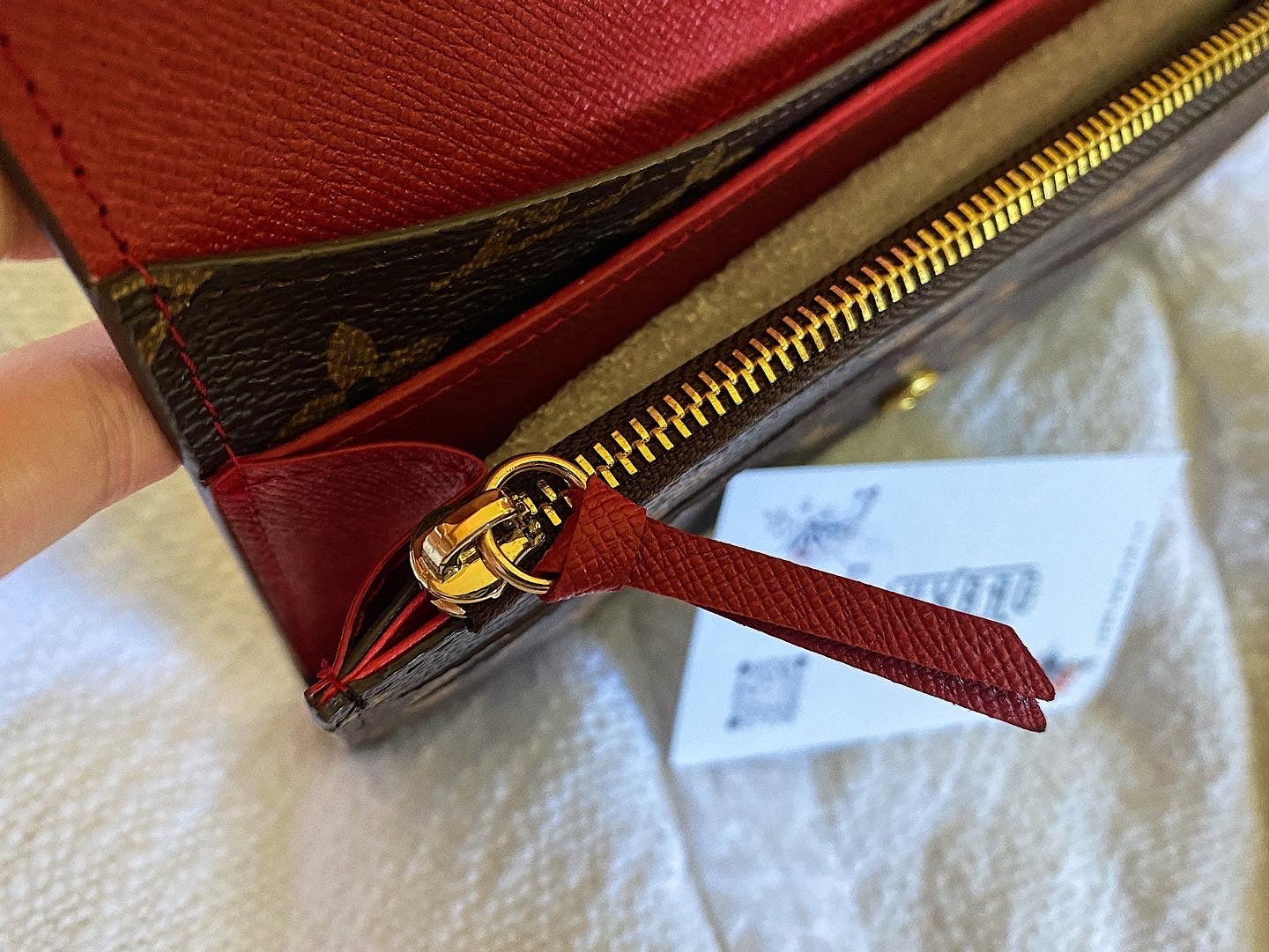 [TOP] Louis Vuitton LV Emilie Wallet Monogram Canvas
