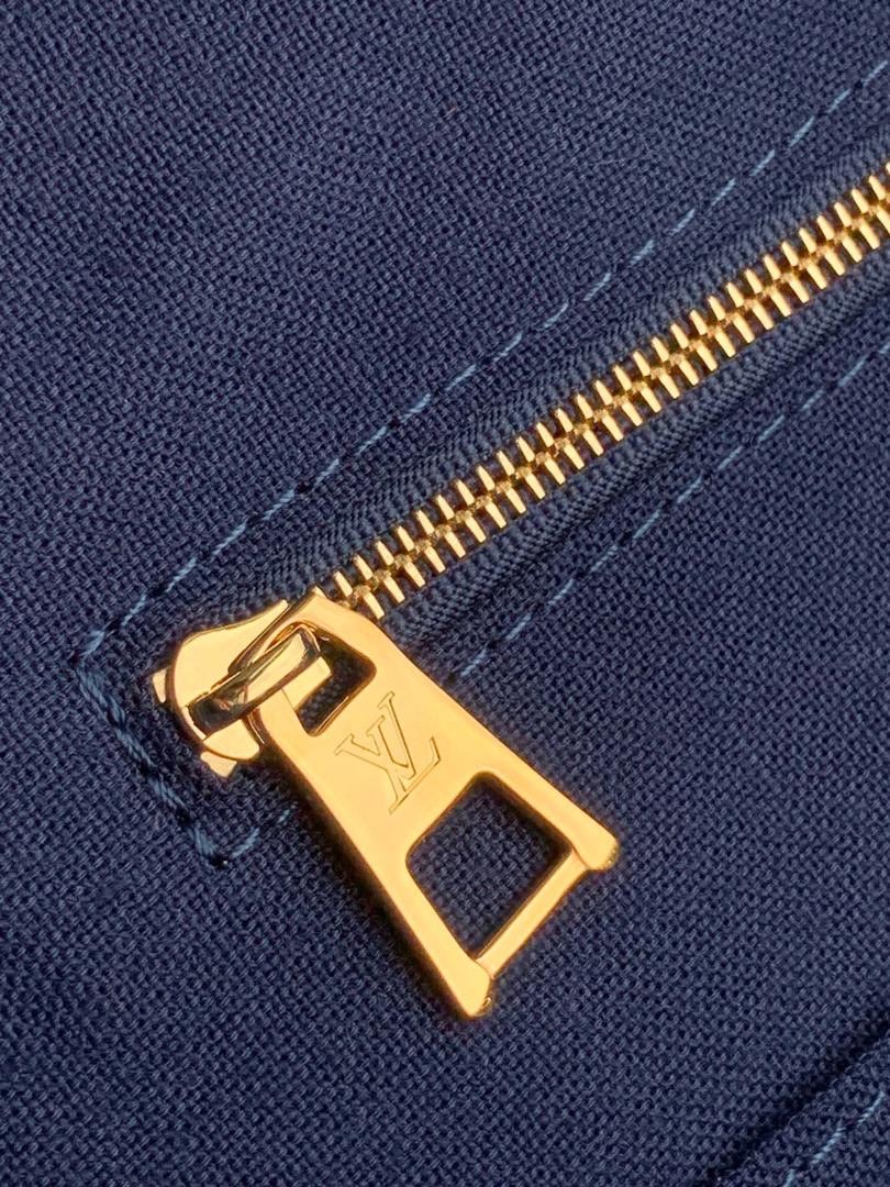 [TOP] Louis Vuitton LV 1854 Jacquard On The Go GM  41x34x19cm-Dark Blue